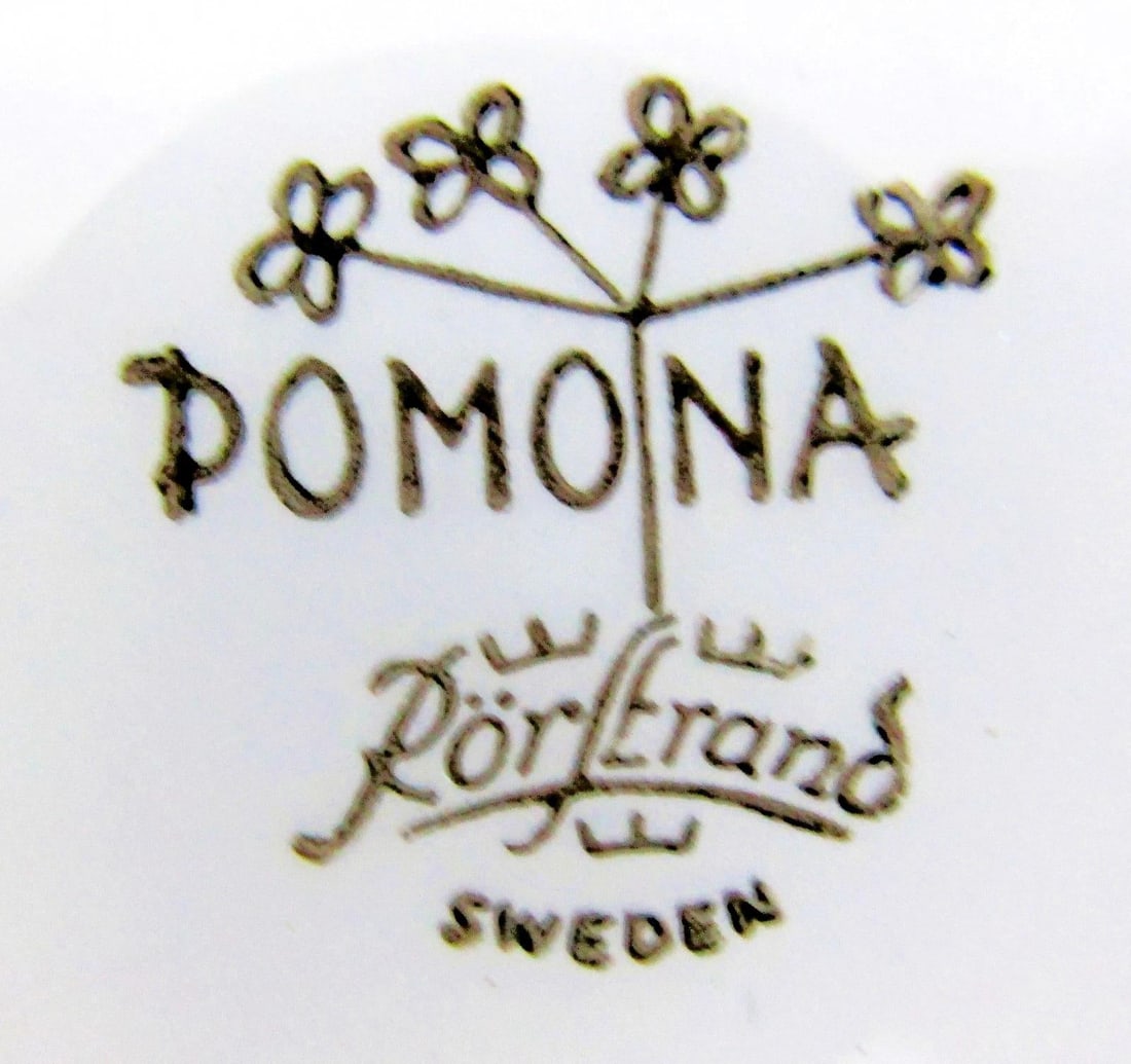 1950s Mid-Century Modern Rörstrand Sweden Pomona Picknick Soup Bowl Design by Marianne Westman - 9