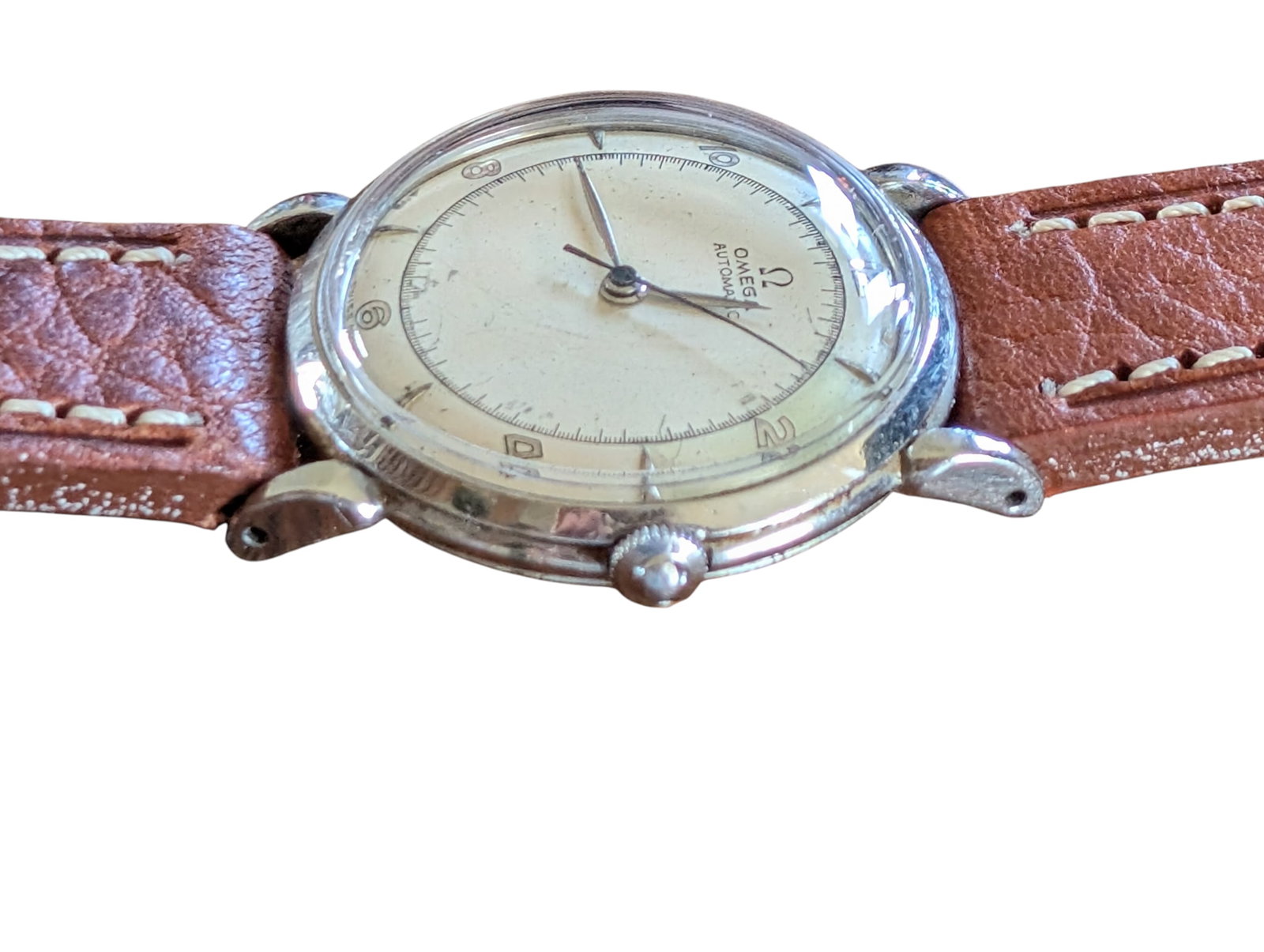 1940s Omega "Bumper" Automatic Men's Wrist Watch - 4