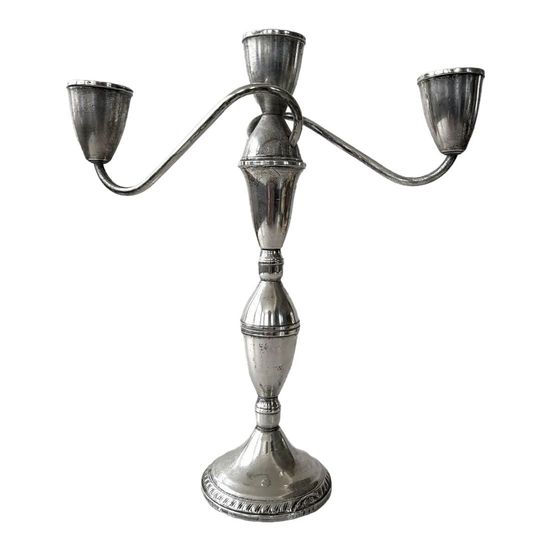 Sterling Silver Antique Duchin Creation Opera Candelabra - Weighted/Stamped (1 of 8)