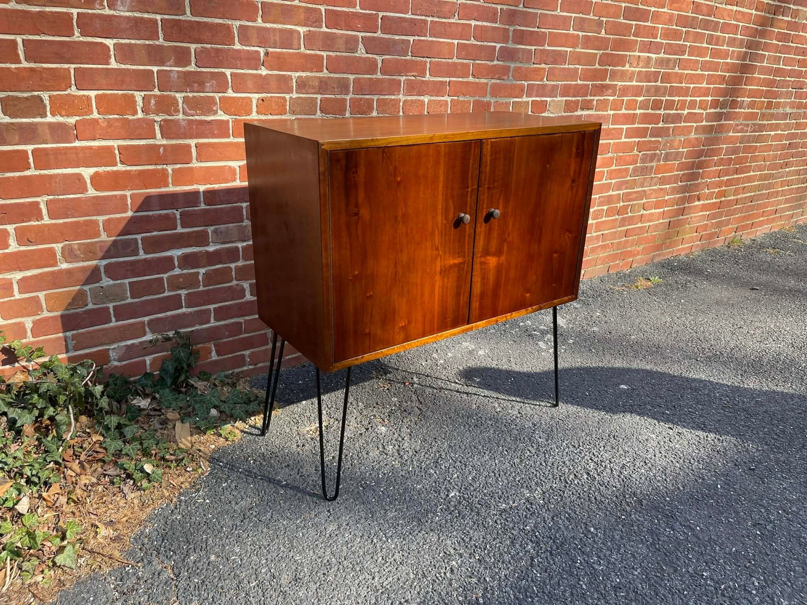 1960s Mid Century Danish Style Teak Media & Vinyl Record Cabinet - 13