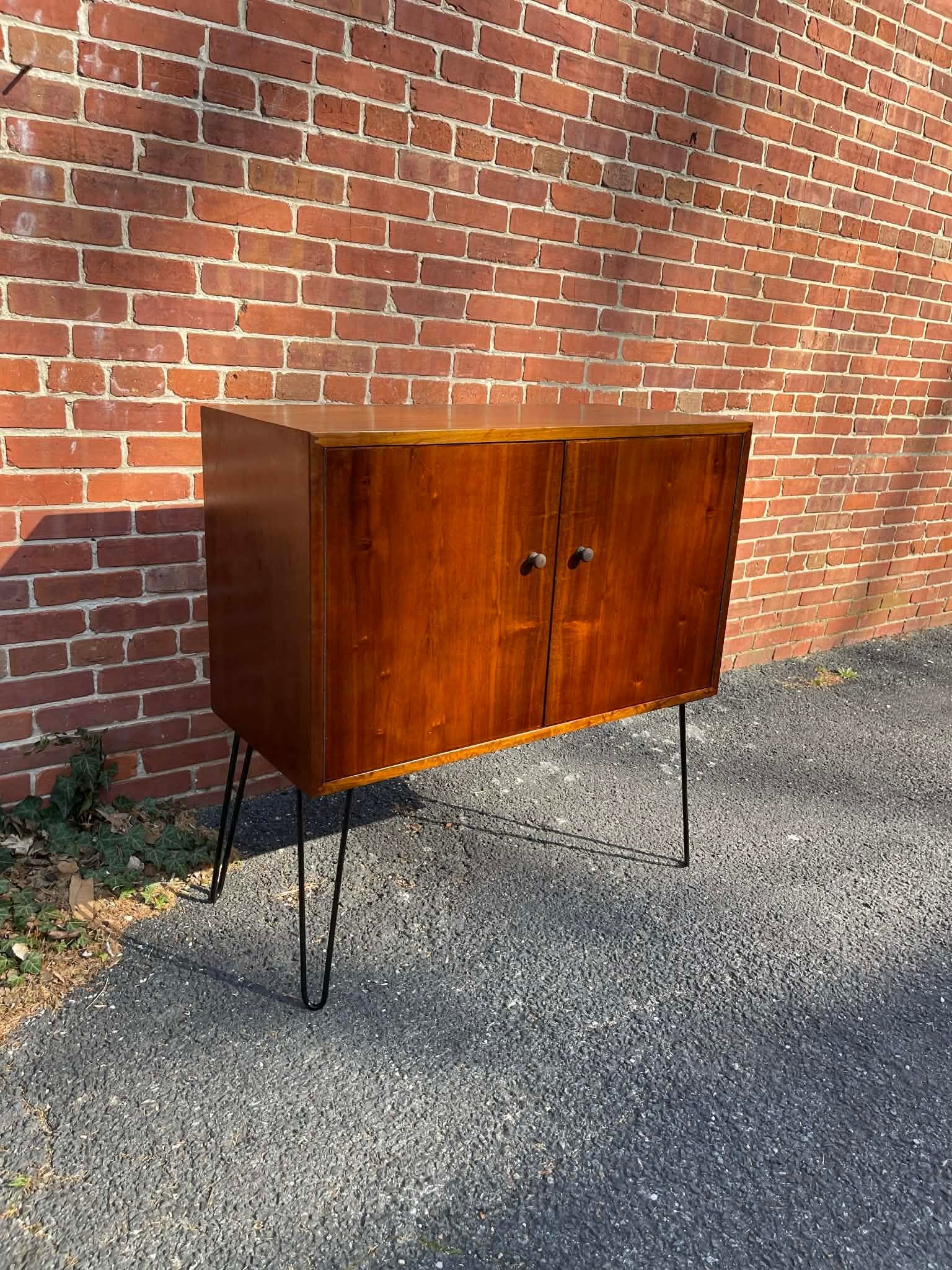 1960s Mid Century Danish Style Teak Media & Vinyl Record Cabinet - 14