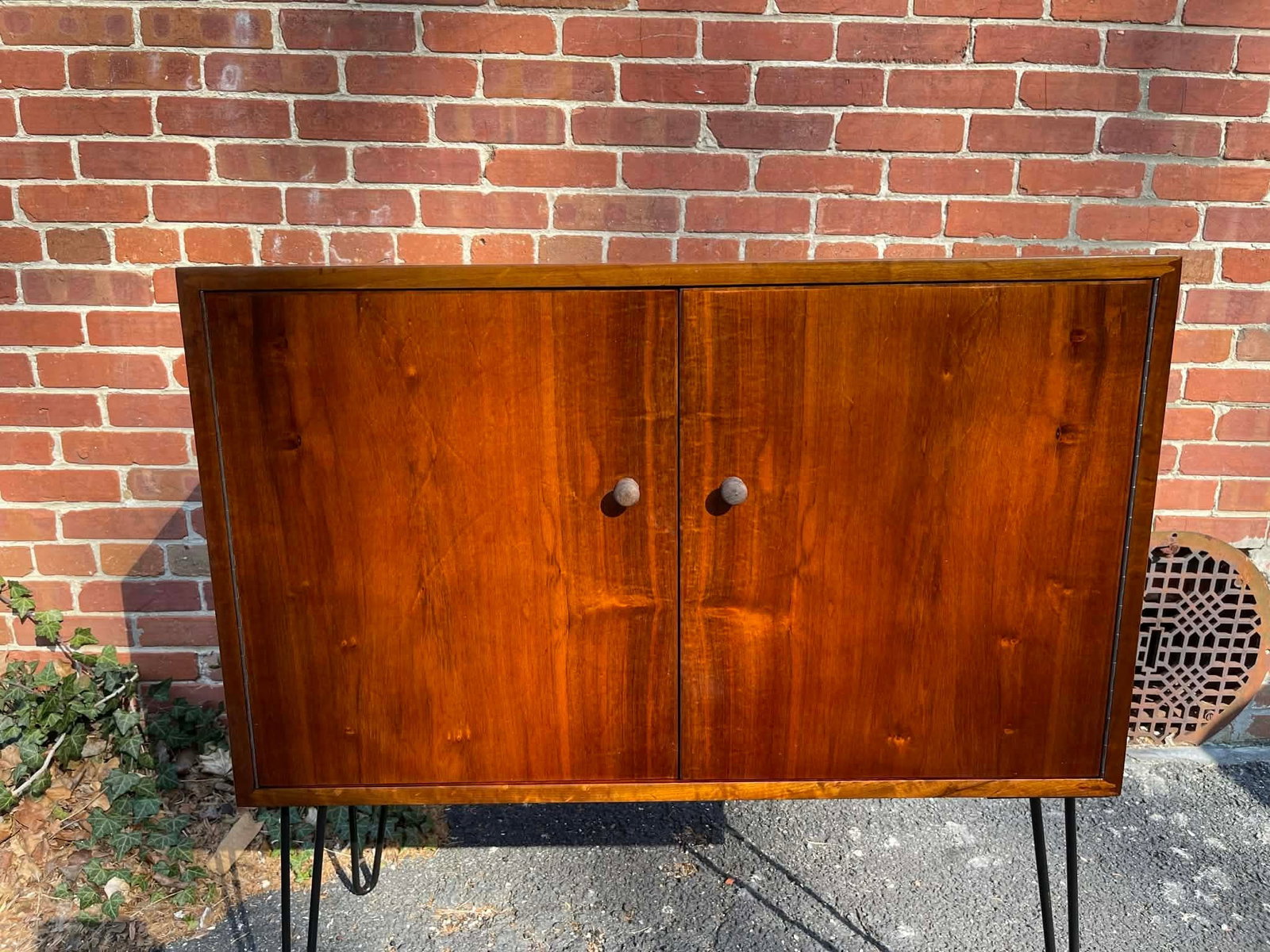 1960s Mid Century Danish Style Teak Media & Vinyl Record Cabinet - 3