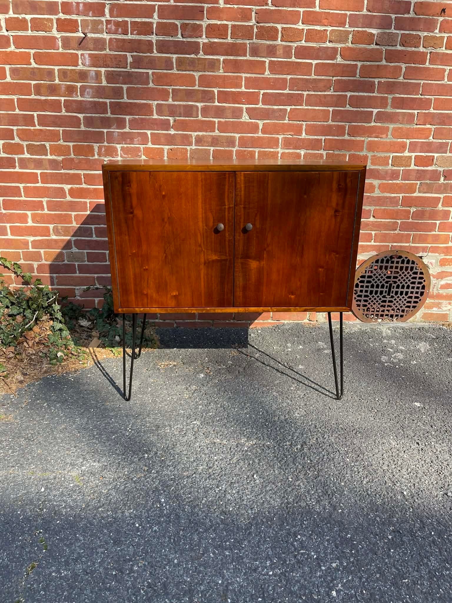 1960s Mid Century Danish Style Teak Media & Vinyl Record Cabinet - 6