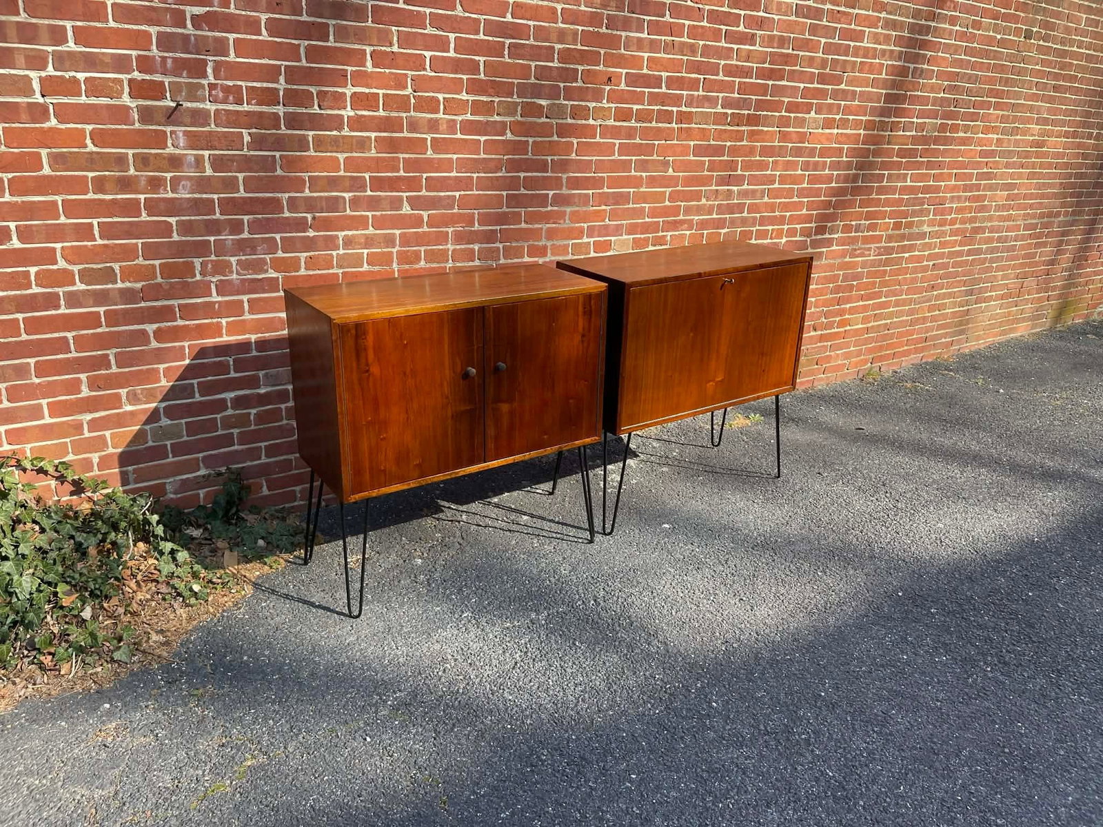 1960s Mid Century Danish Style Teak Media & Vinyl Record Cabinet - 9
