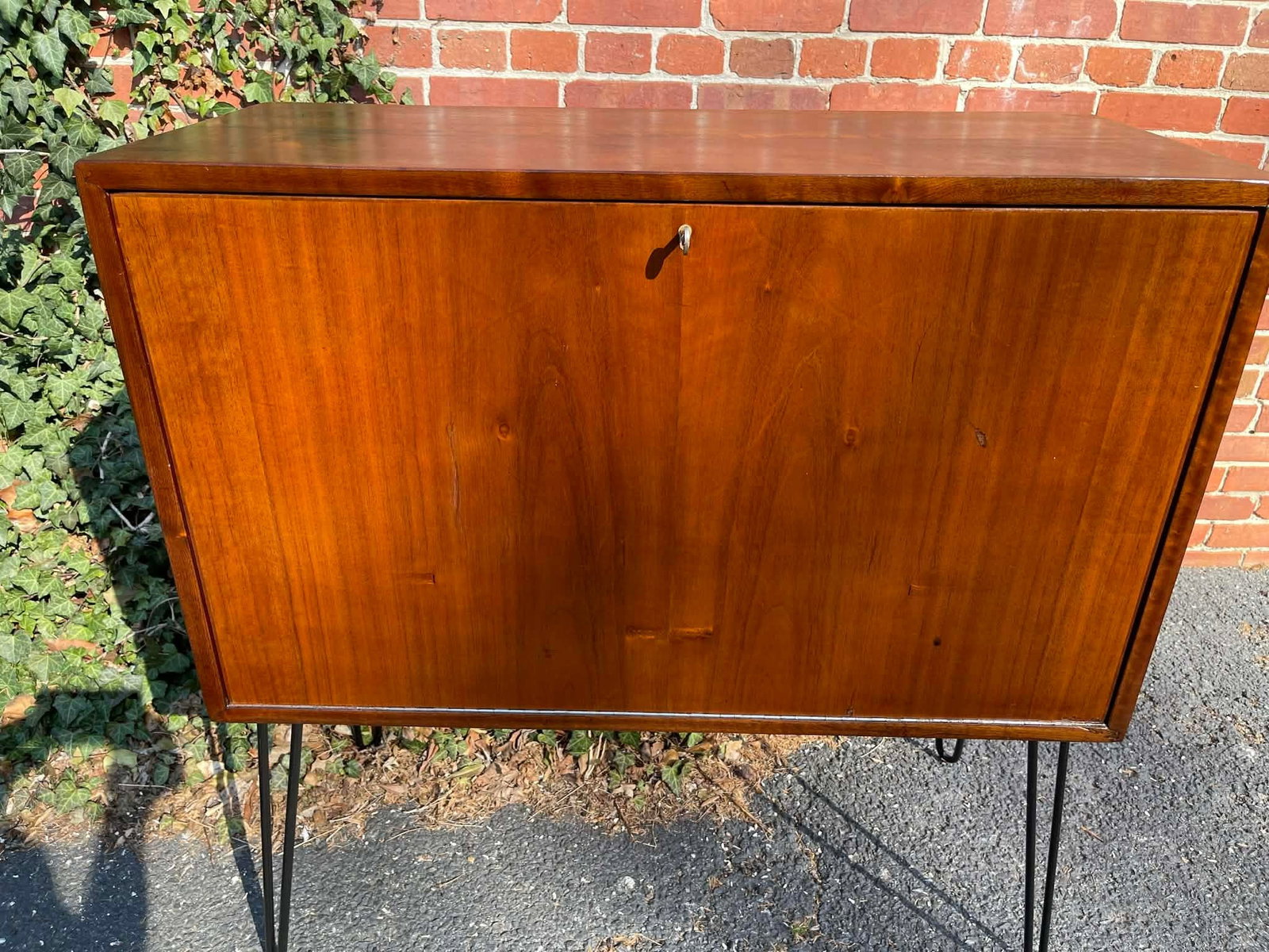 1960s Mid Century Teak Media & Vinyl Record Cabinet - 4