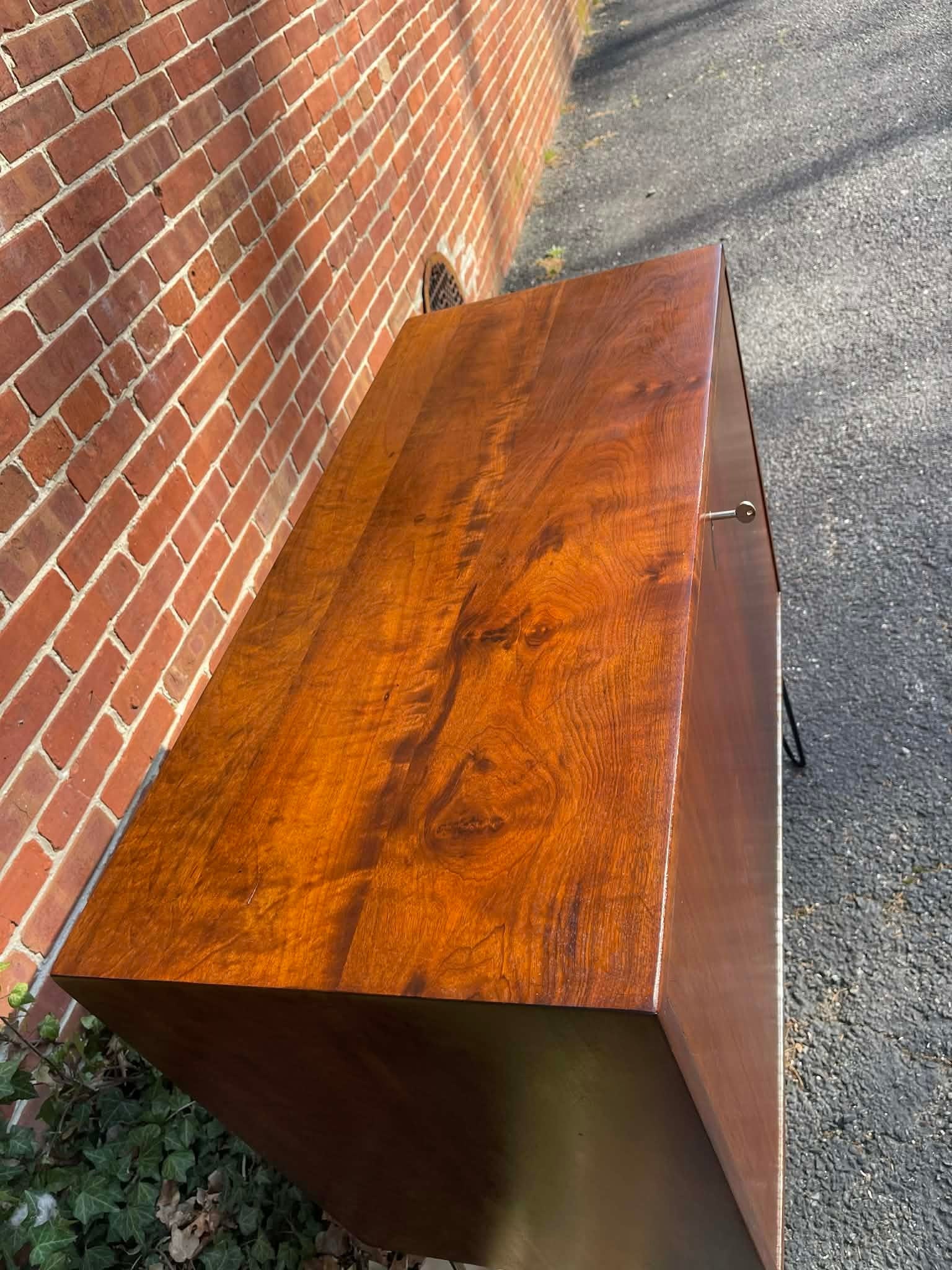1960s Mid Century Teak Media & Vinyl Record Cabinet - 9