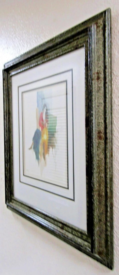 1990s Itzchak Tarkay Pencil Signed and Numbered Lithograph Seated Bohemian Woman - 8