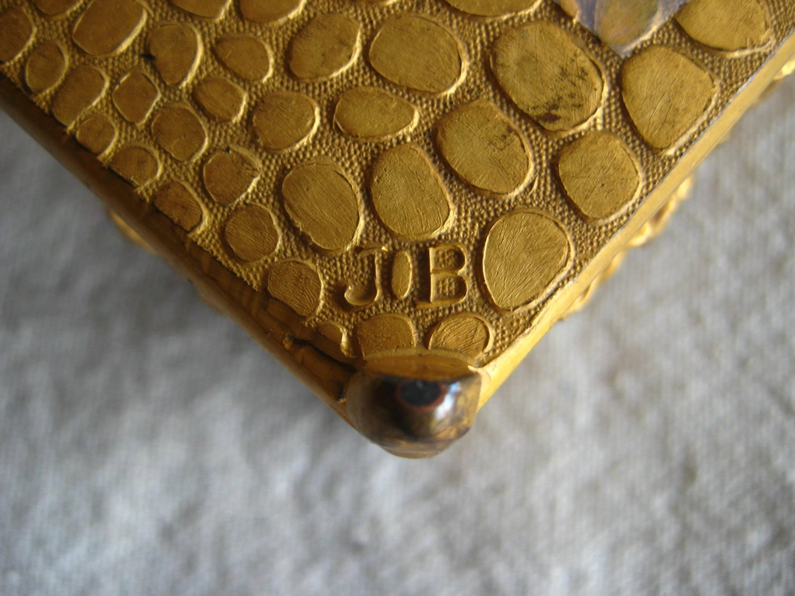 Late 19th Century Gilded Metal Jewelry Box - 10