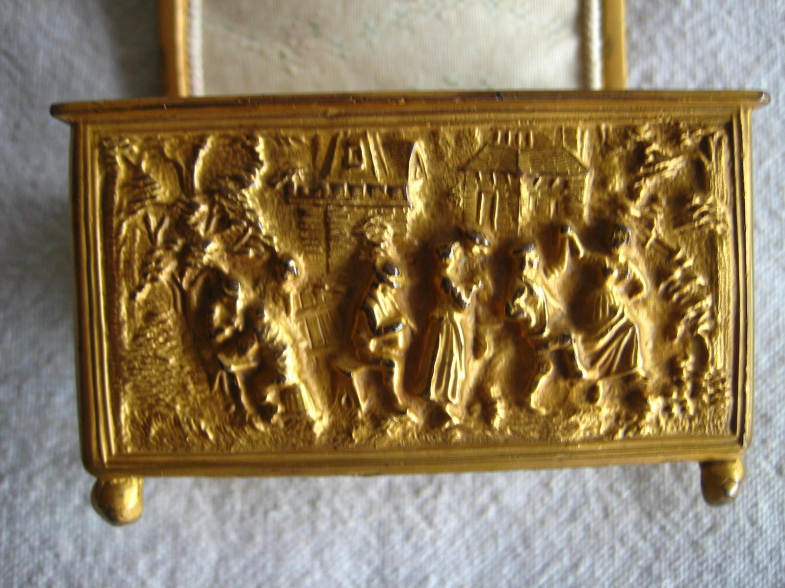 Late 19th Century Gilded Metal Jewelry Box - 5