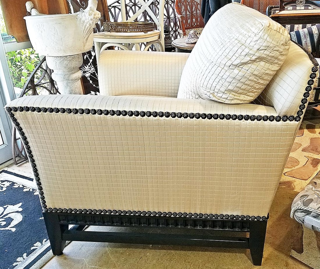 1990s Set of 2 Marge Carson Armchairs - 12