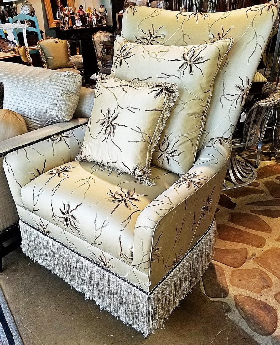 1990s Set of 2 Marge Carson Armchairs - 3