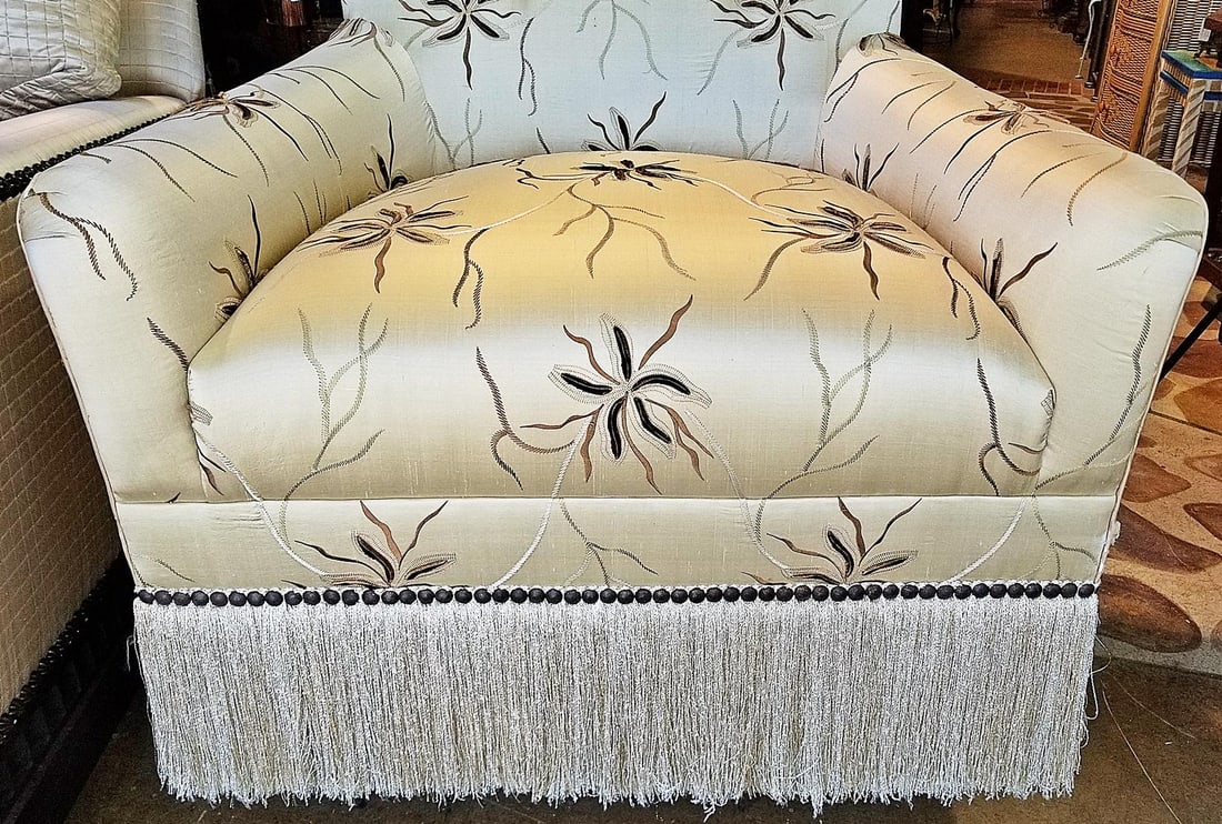 1990s Set of 2 Marge Carson Armchairs - 5