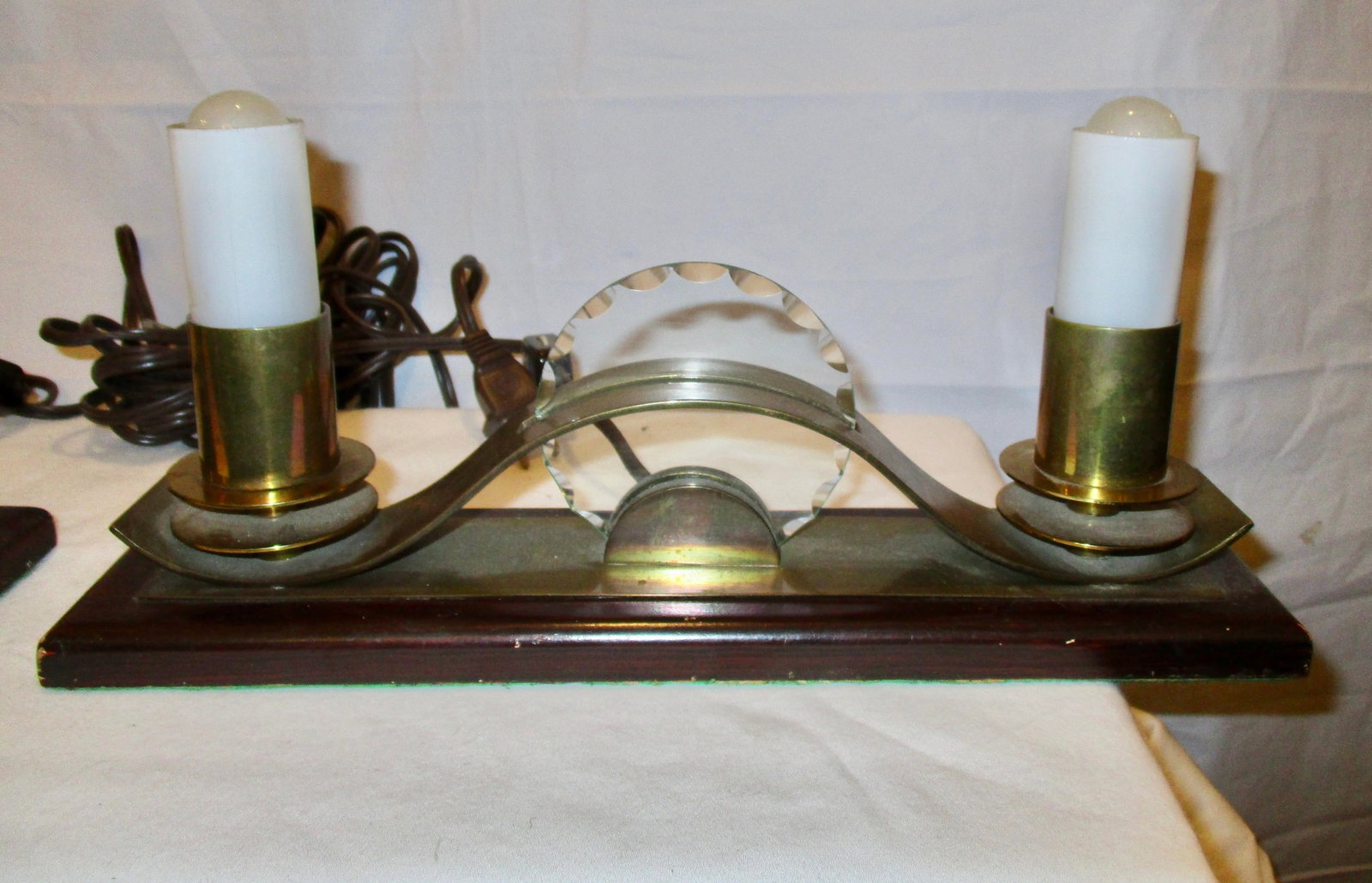 French 1930s Art Deco Shelf Lamps - A Pair of 2 - 3