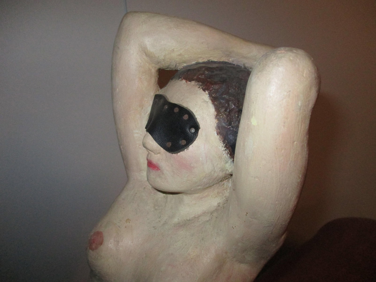 Female Centaur Wood Carving Folk Art - 5