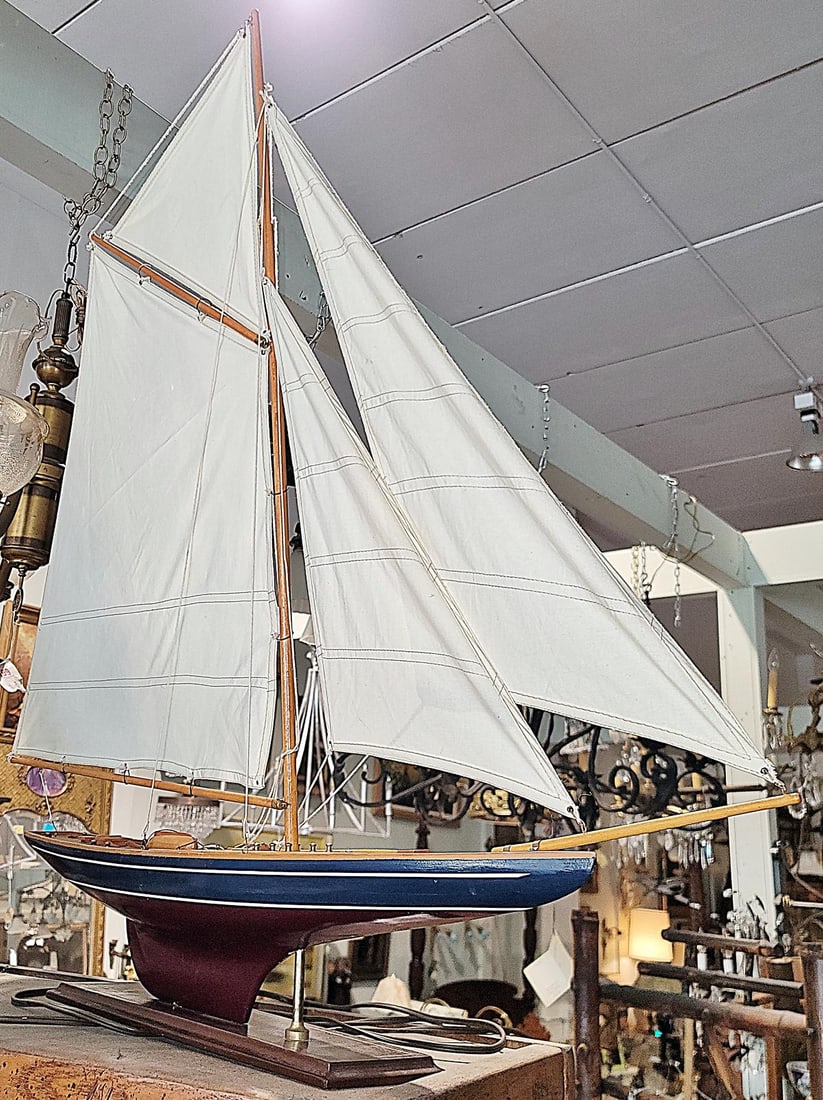 1960s Large Sailboat Model - 2
