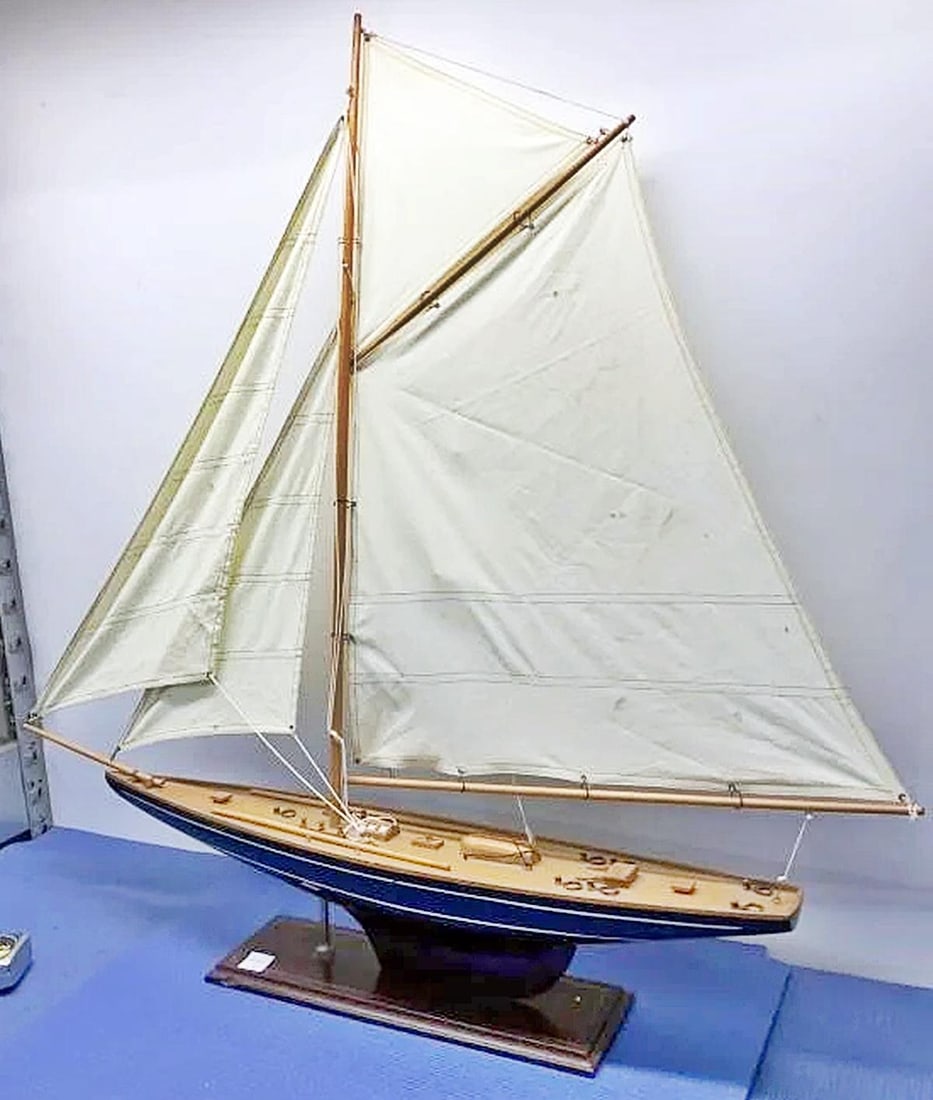 1960s Large Sailboat Model - 3
