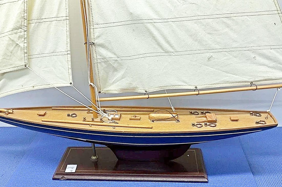1960s Large Sailboat Model - 6