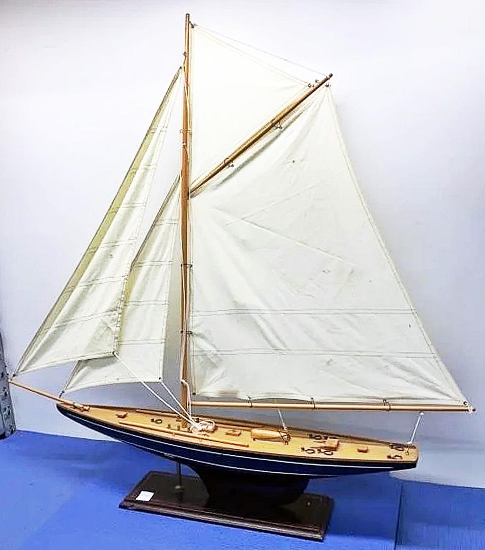 1960s Large Sailboat Model - 7