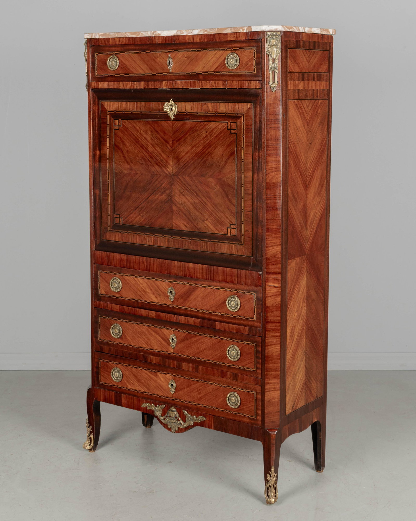 19th Century Louis XVI Style Secretaire a Abattant - 3