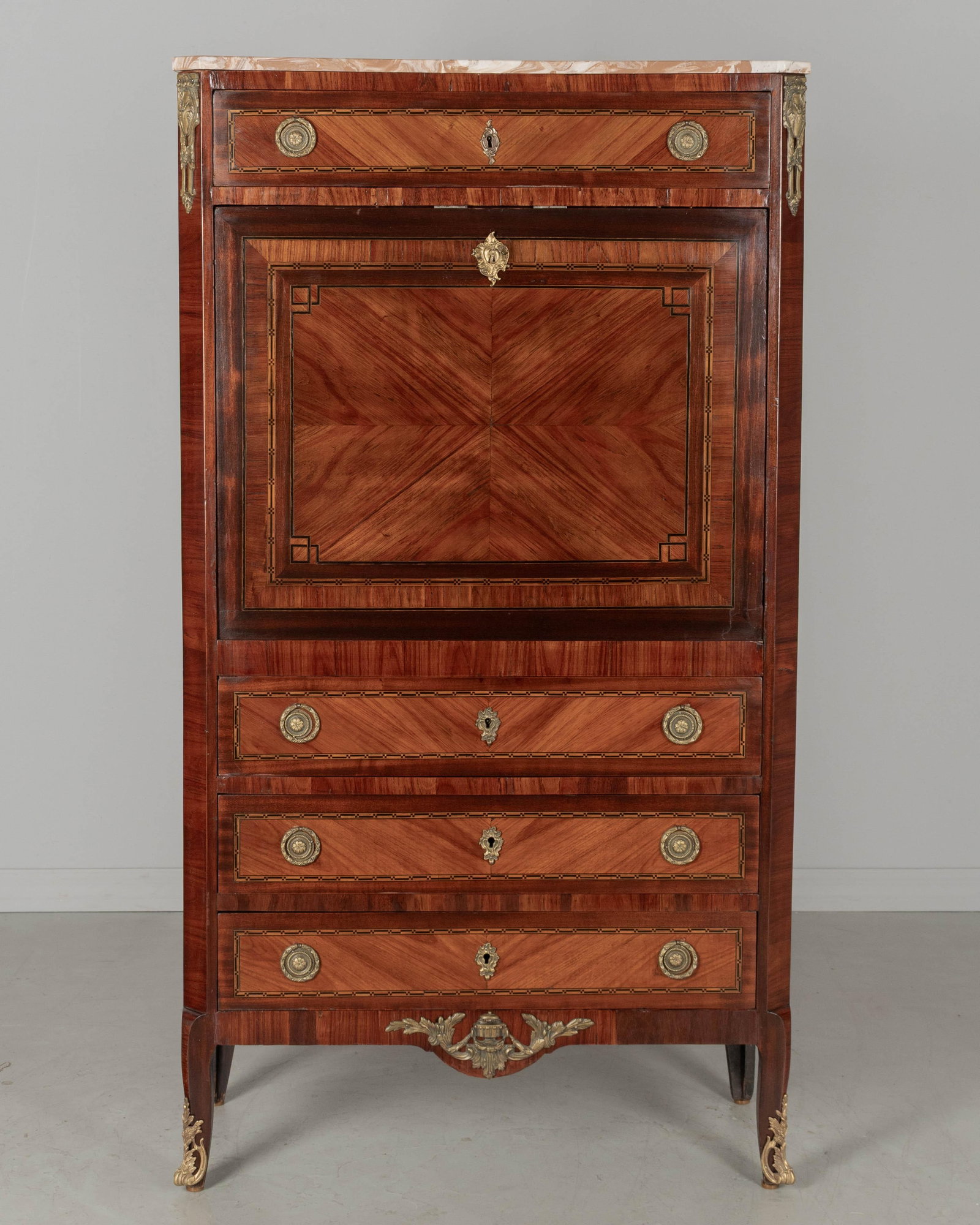 19th Century Louis XVI Style Secretaire a Abattant - 5