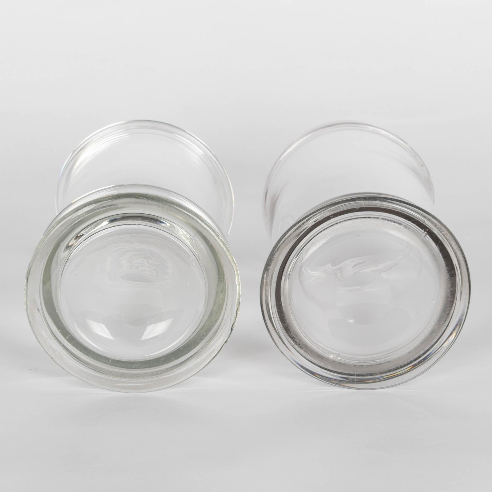 French Glass Apothecary Jars or Canister Pair - 5