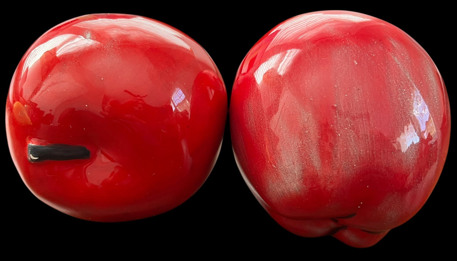 Set of 11 Vintage Italian Life-Size Ceramic Fruits – Hand-Painted Trompe L'Oeil Collection, - 5