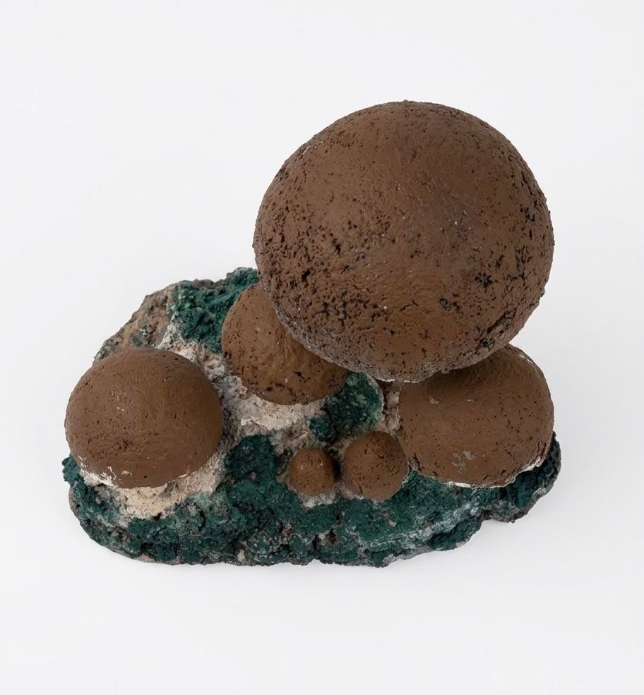 Vintage Brutalist Style Cast Stone Mushroom Garden Sculpture - 3