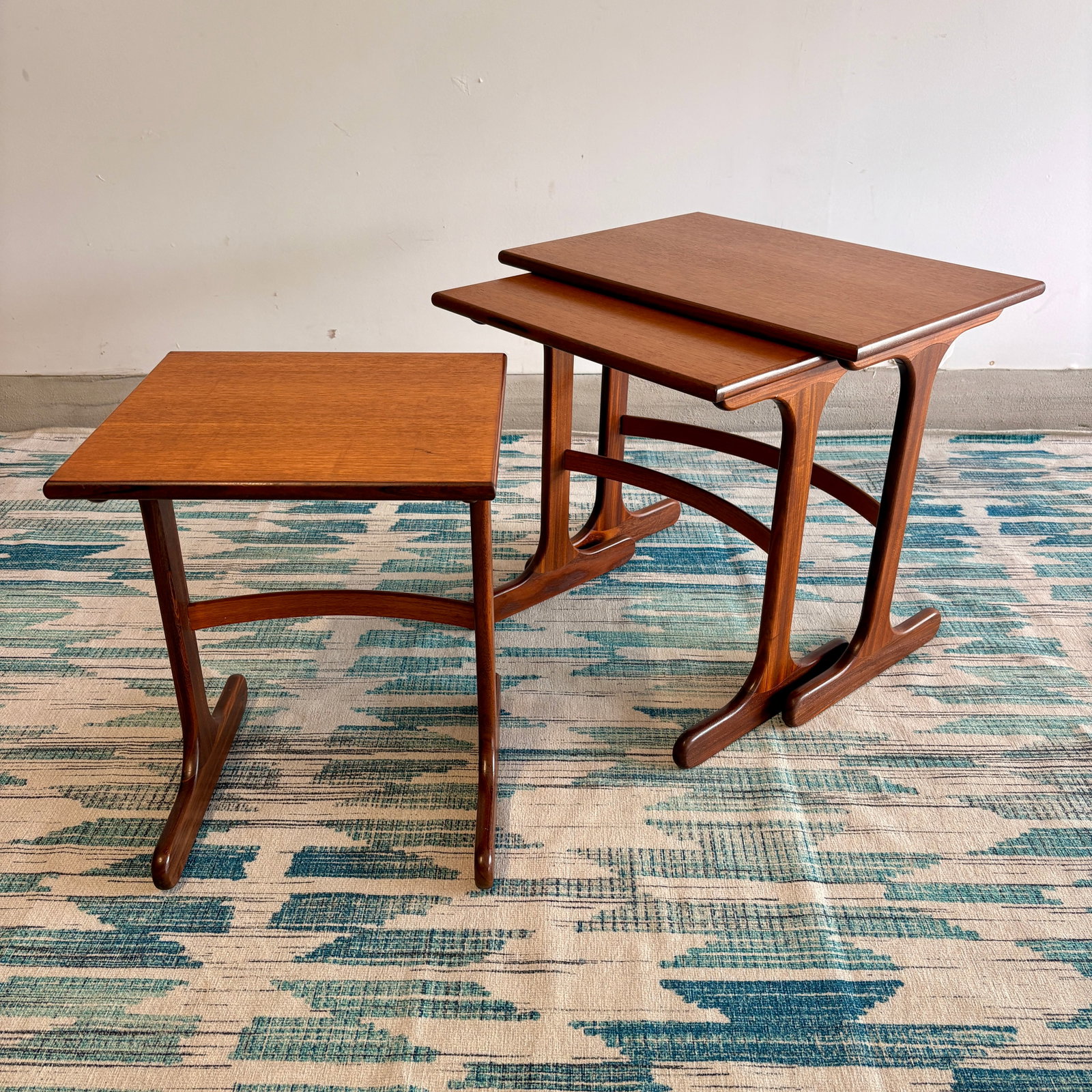1970s Mid-Century G Plan Teak Nesting Tables – Set of 3 - 2