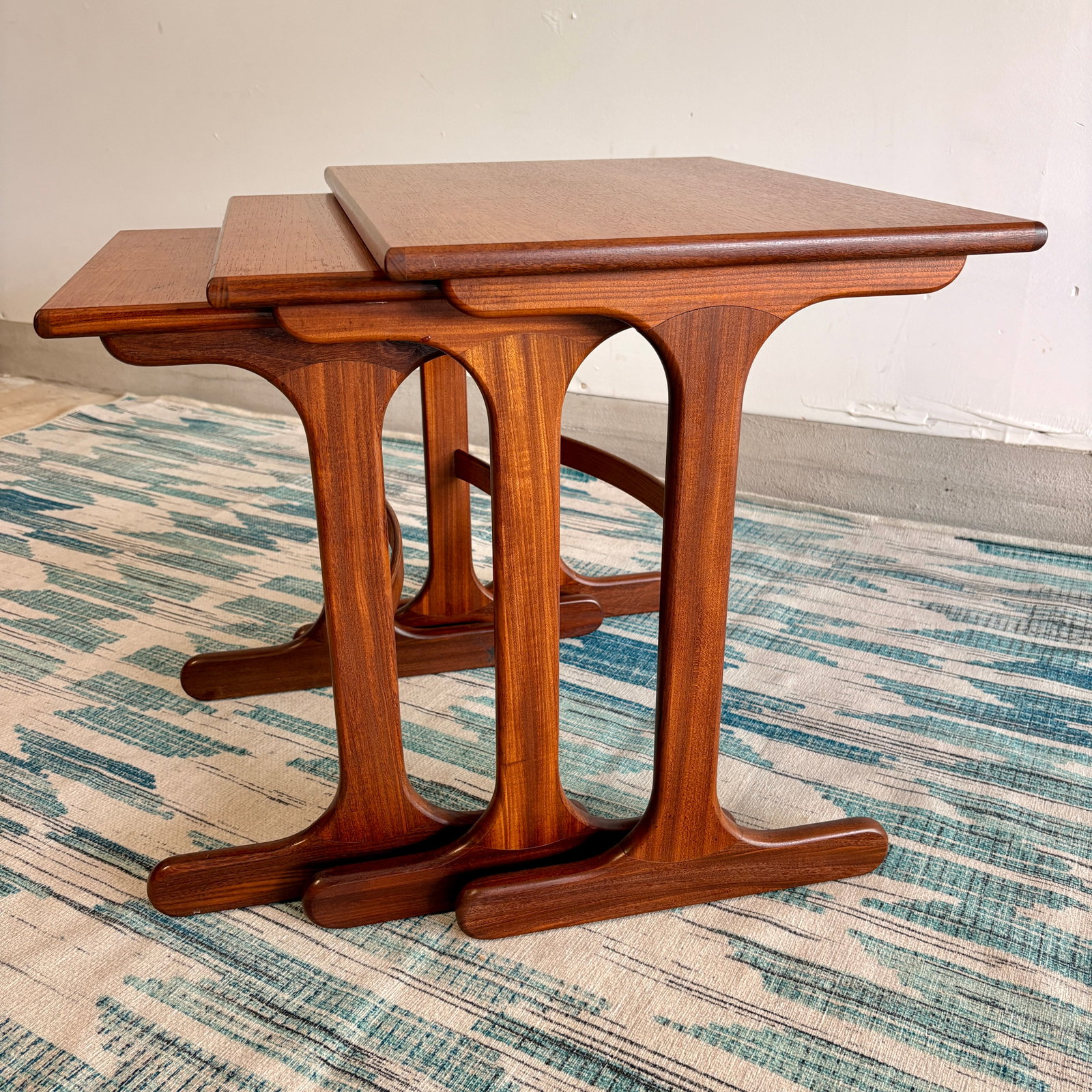 1970s Mid-Century G Plan Teak Nesting Tables – Set of 3 - 4