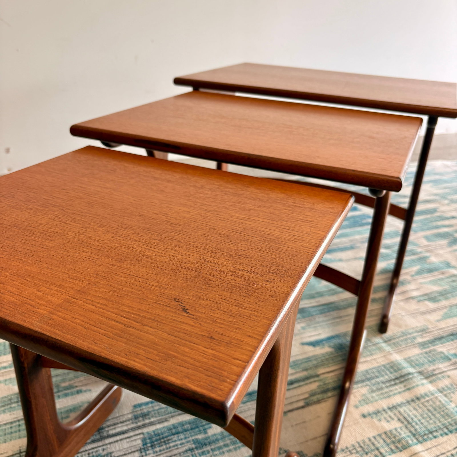 1970s Mid-Century G Plan Teak Nesting Tables – Set of 3 - 8