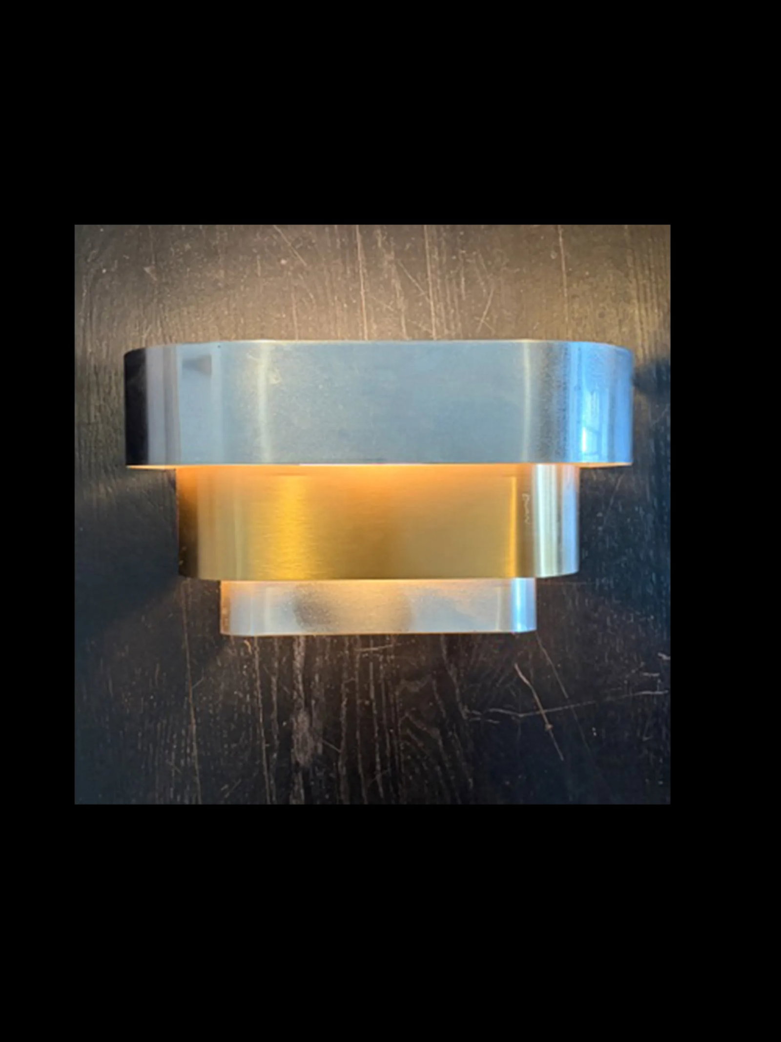 Vintage 1970s Italian Space Age Tiered Stilnovo Style Wall Sconce – a Pair - 3