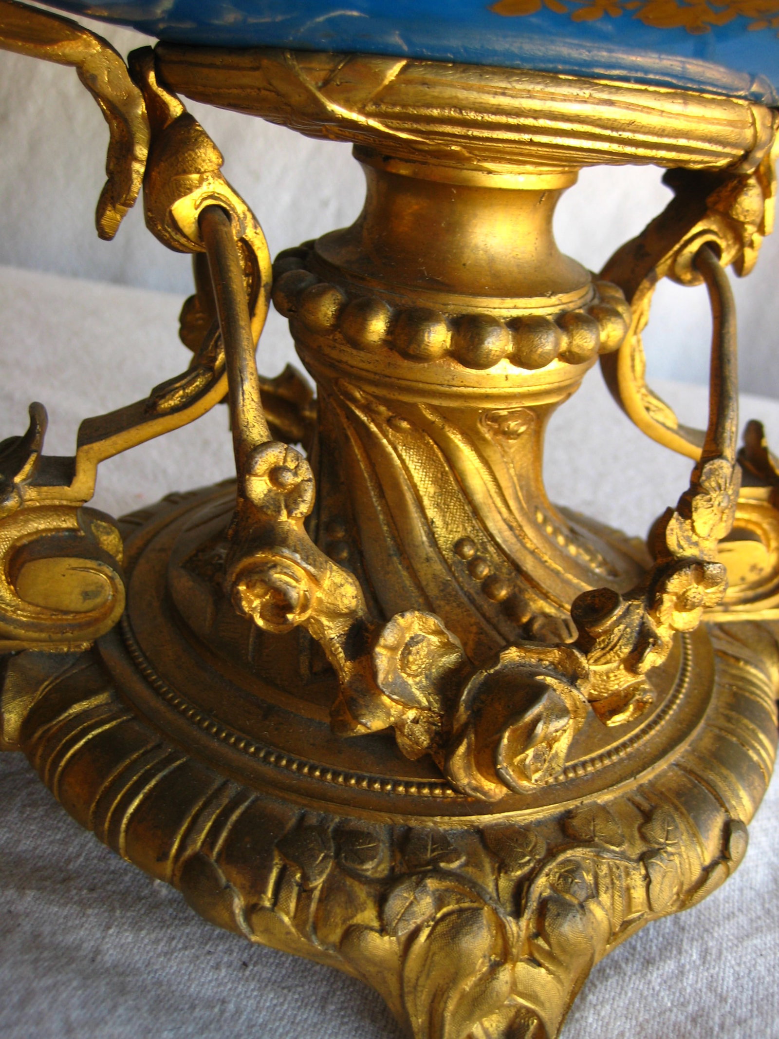 Mid 19th Century Sevres Style Napoleon III Bronze Mounted Center Piece - 16