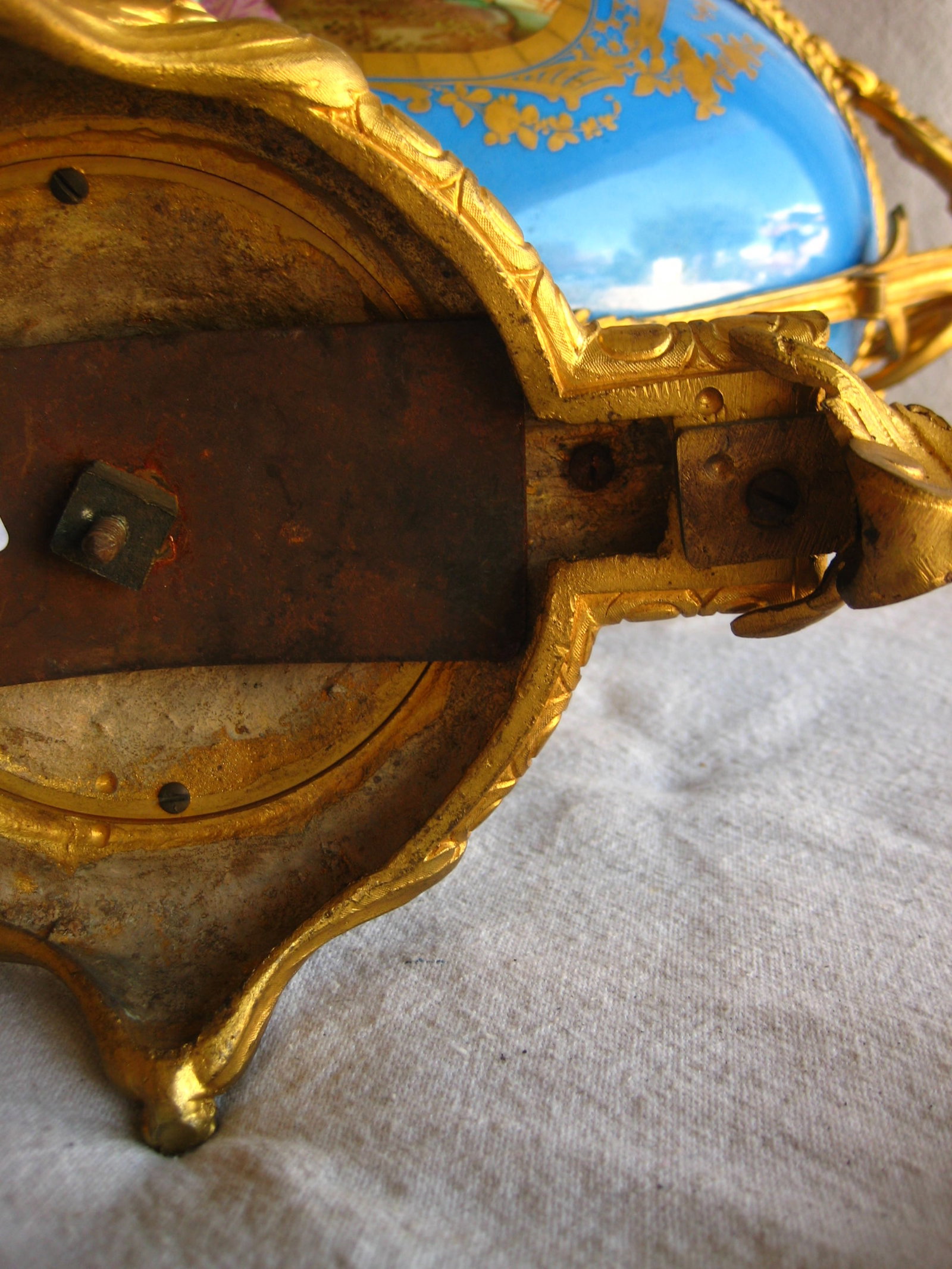 Mid 19th Century Sevres Style Napoleon III Bronze Mounted Center Piece - 17