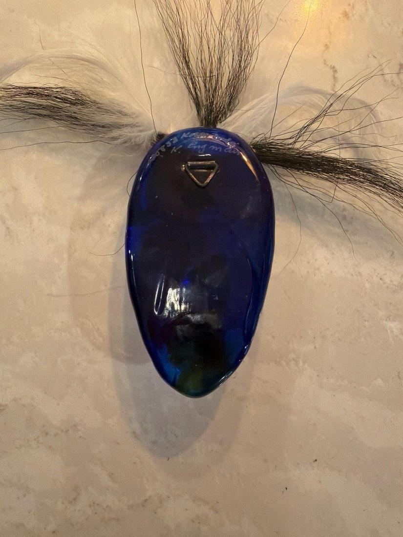Vintage Kosta Boda Glass Wall Mask by Kjell Engman 1980s - 4