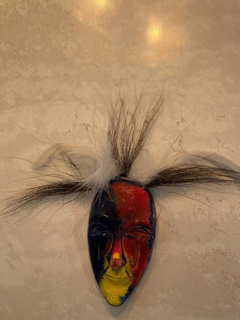 Vintage Kosta Boda Glass Wall Mask by Kjell Engman 1980s - 8