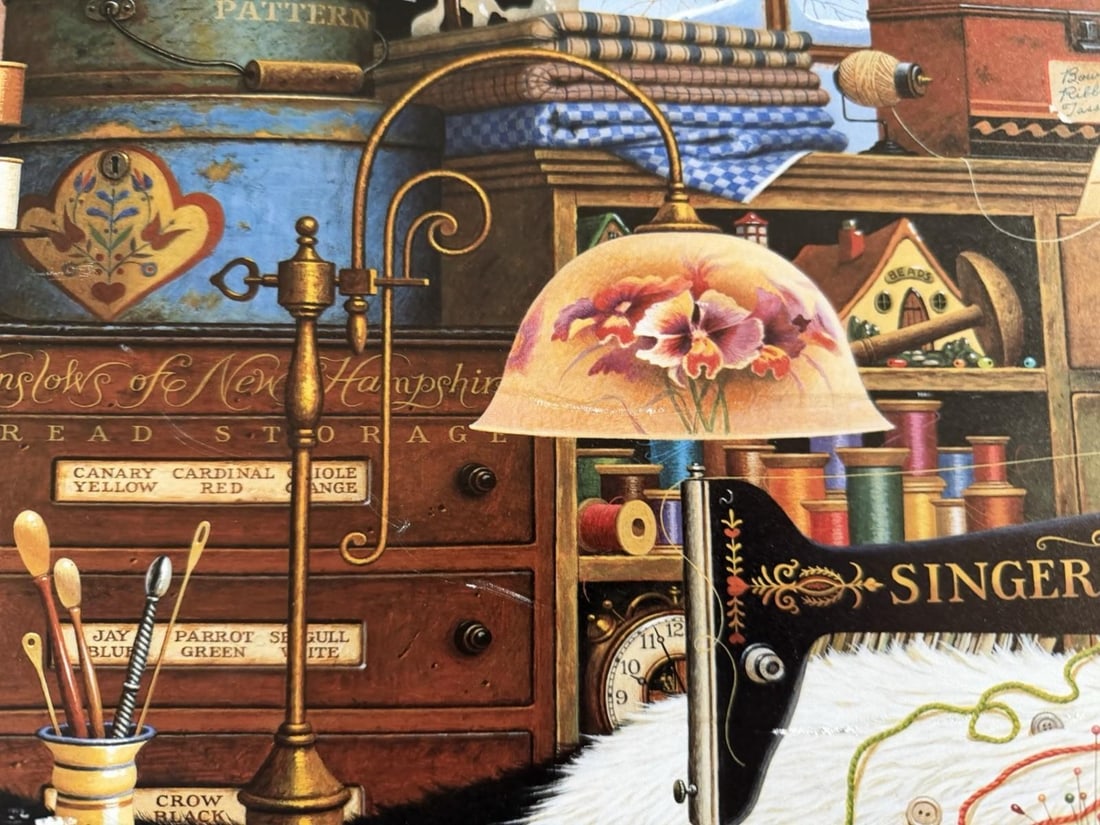 1990s Charles Wysocki Signed/Numbered Print "Maggie the Messmaker" - 4