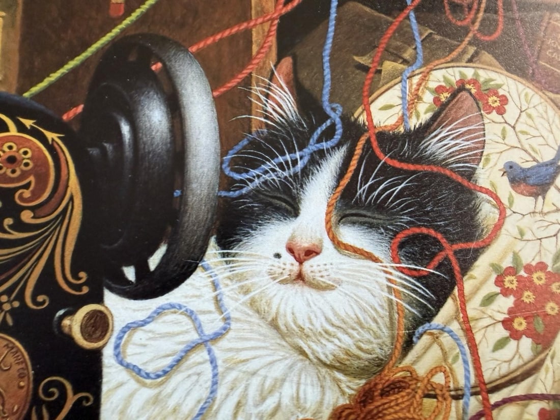 1990s Charles Wysocki Signed/Numbered Print "Maggie the Messmaker" - 6