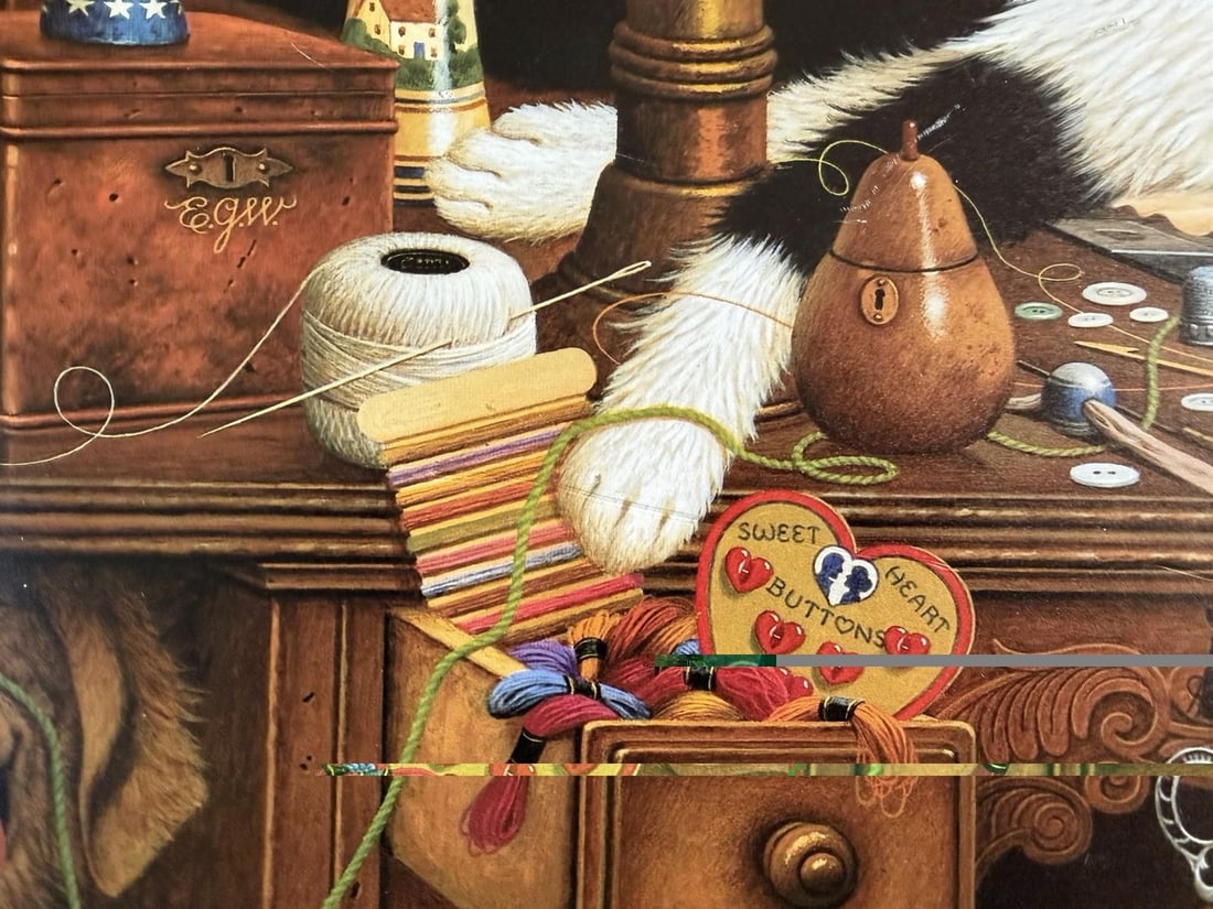 1990s Charles Wysocki Signed/Numbered Print "Maggie the Messmaker" - 7