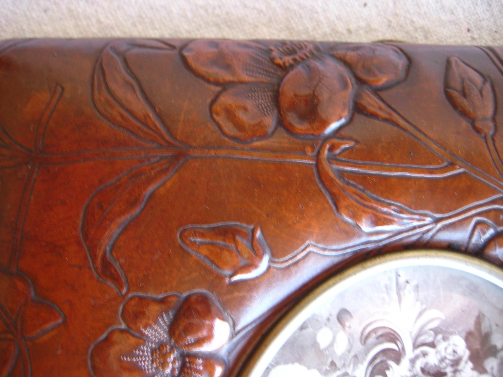 Late 19th Century French Art Nouveau Leather Picture and Frame Album - 7
