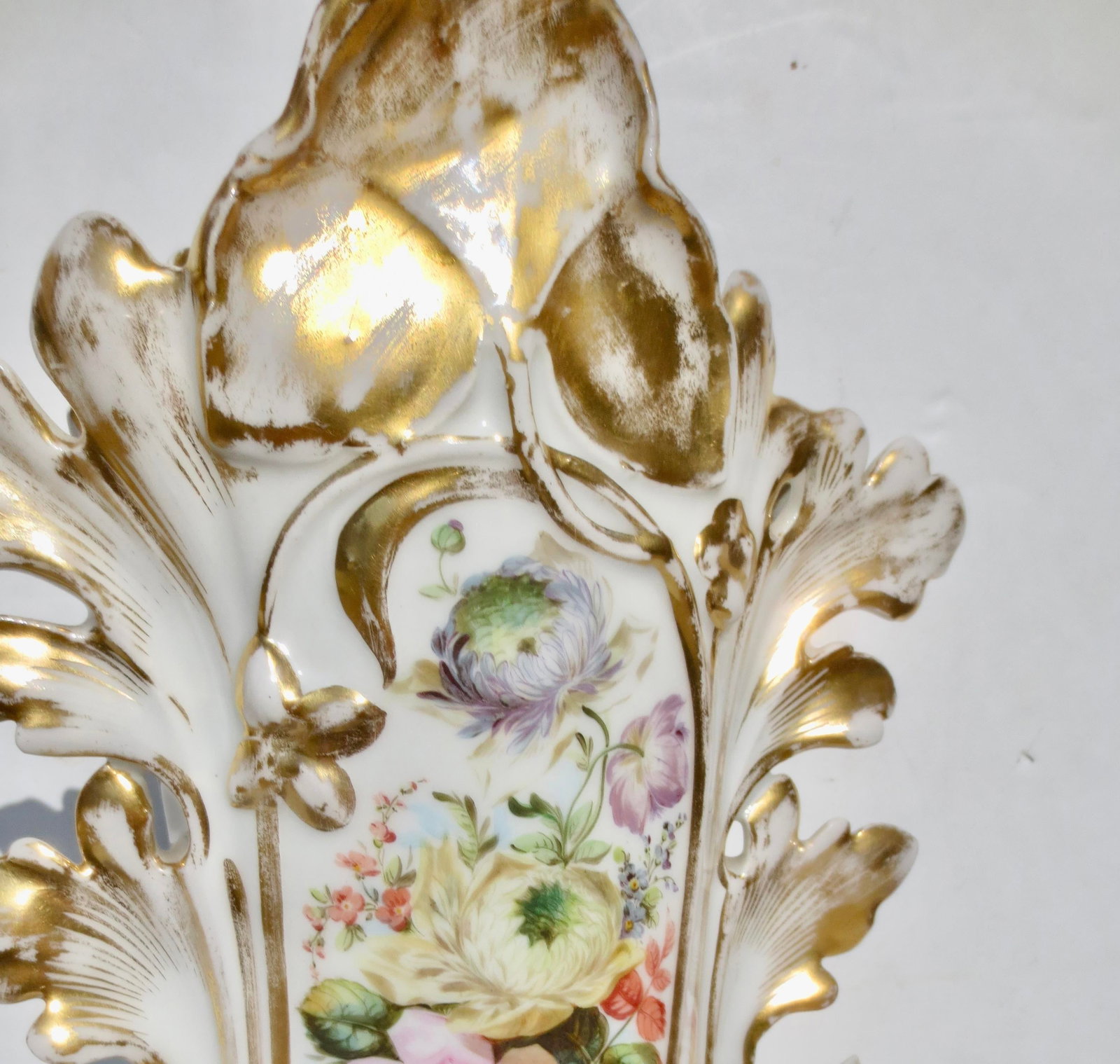 Old Paris (Vieux Paris) Rococo Porcelain Vase - 10