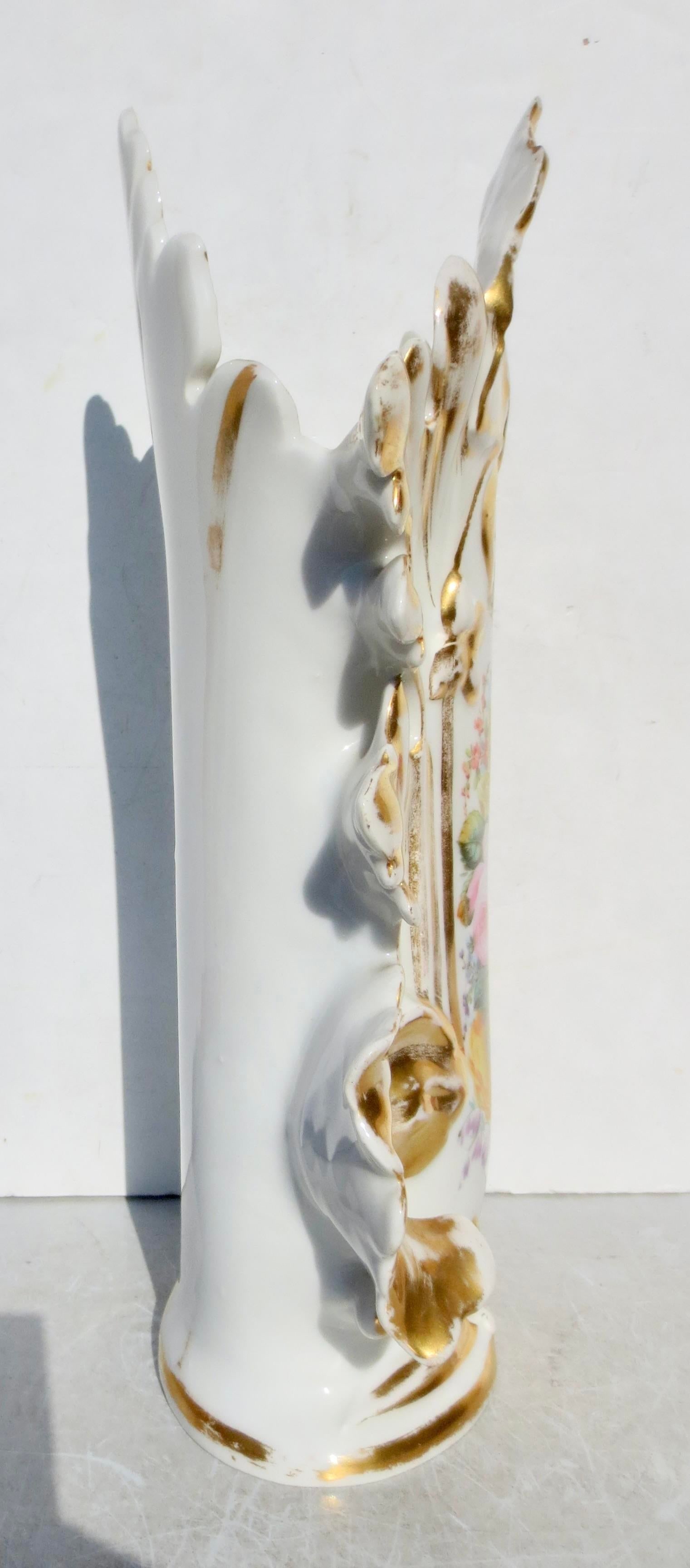 Old Paris (Vieux Paris) Rococo Porcelain Vase - 2