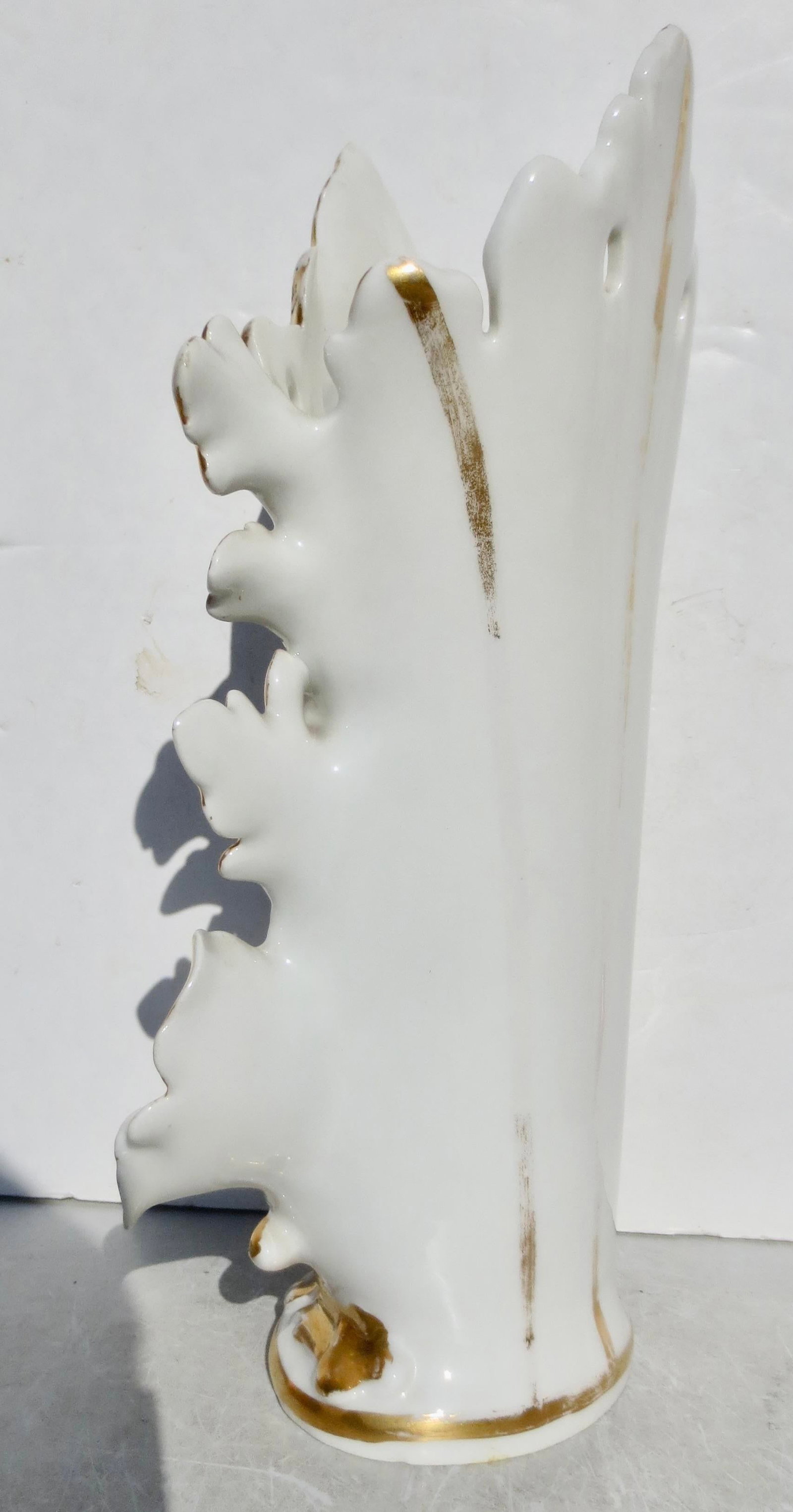 Old Paris (Vieux Paris) Rococo Porcelain Vase - 3