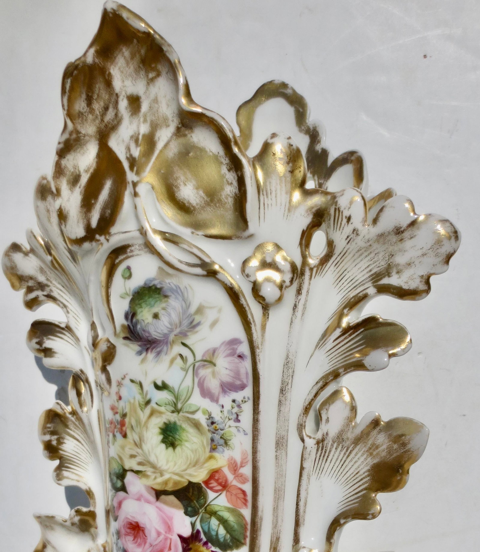 Old Paris (Vieux Paris) Rococo Porcelain Vase - 9