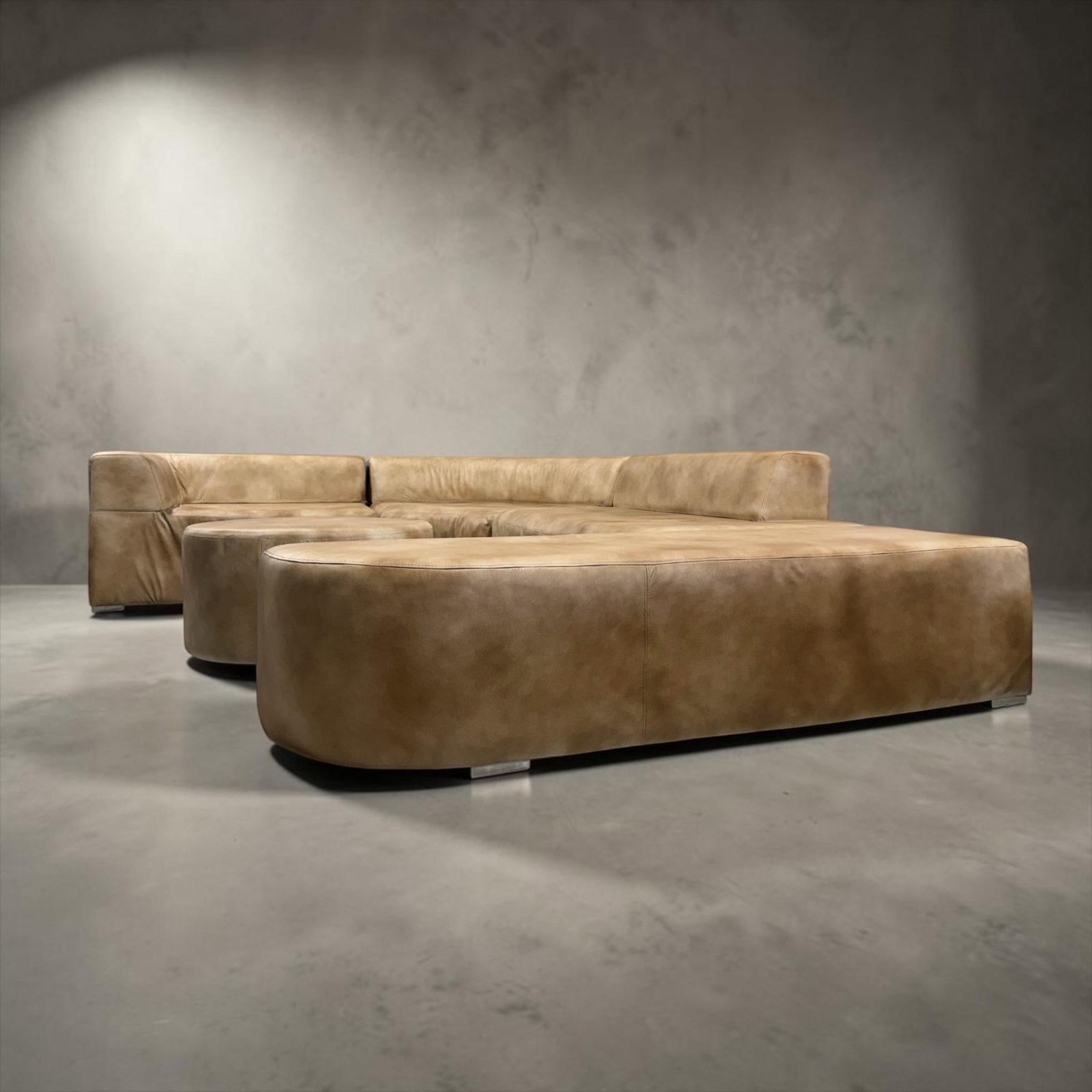 Loom Sculptural Modular Sectional With Ottoman - 3