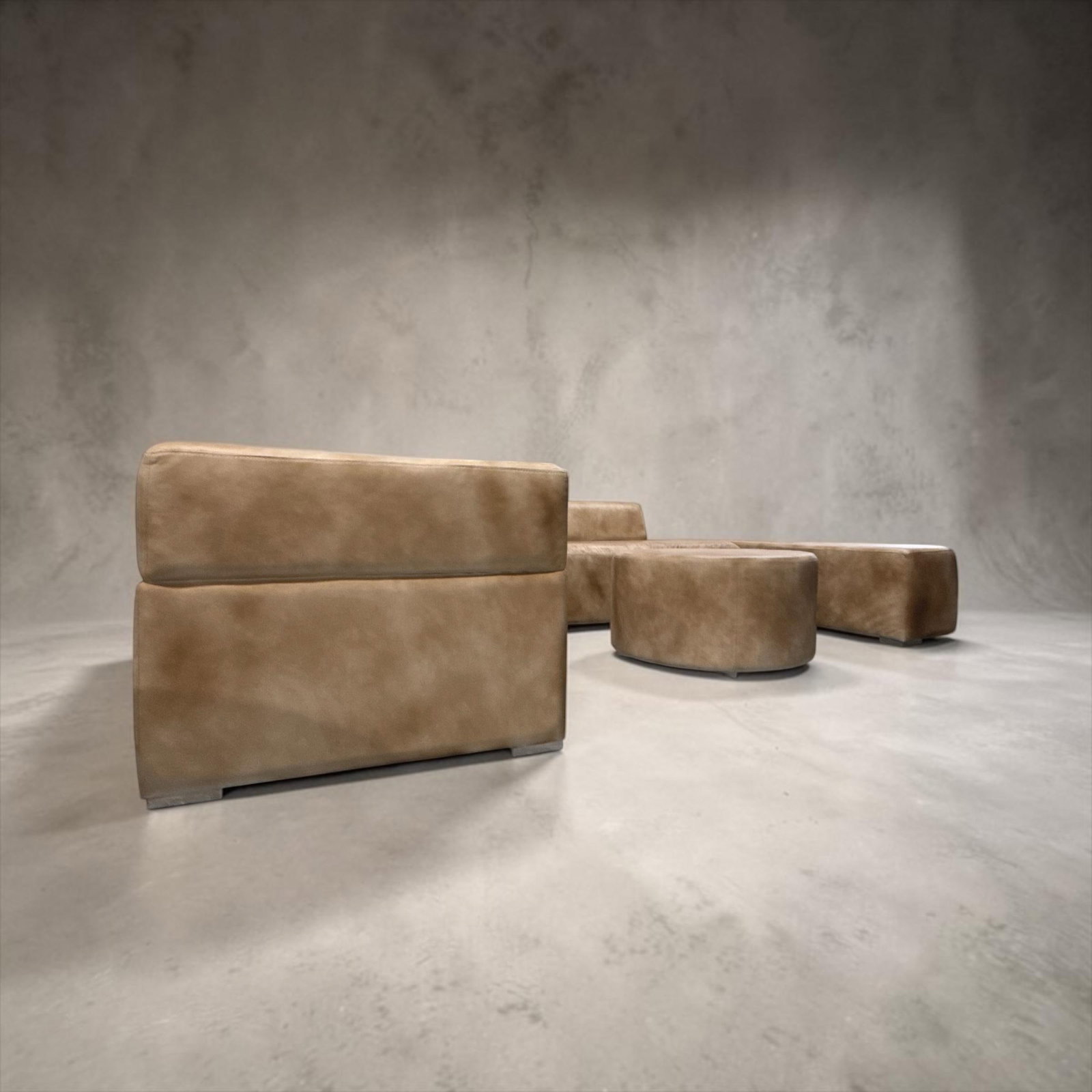 Loom Sculptural Modular Sectional With Ottoman - 9