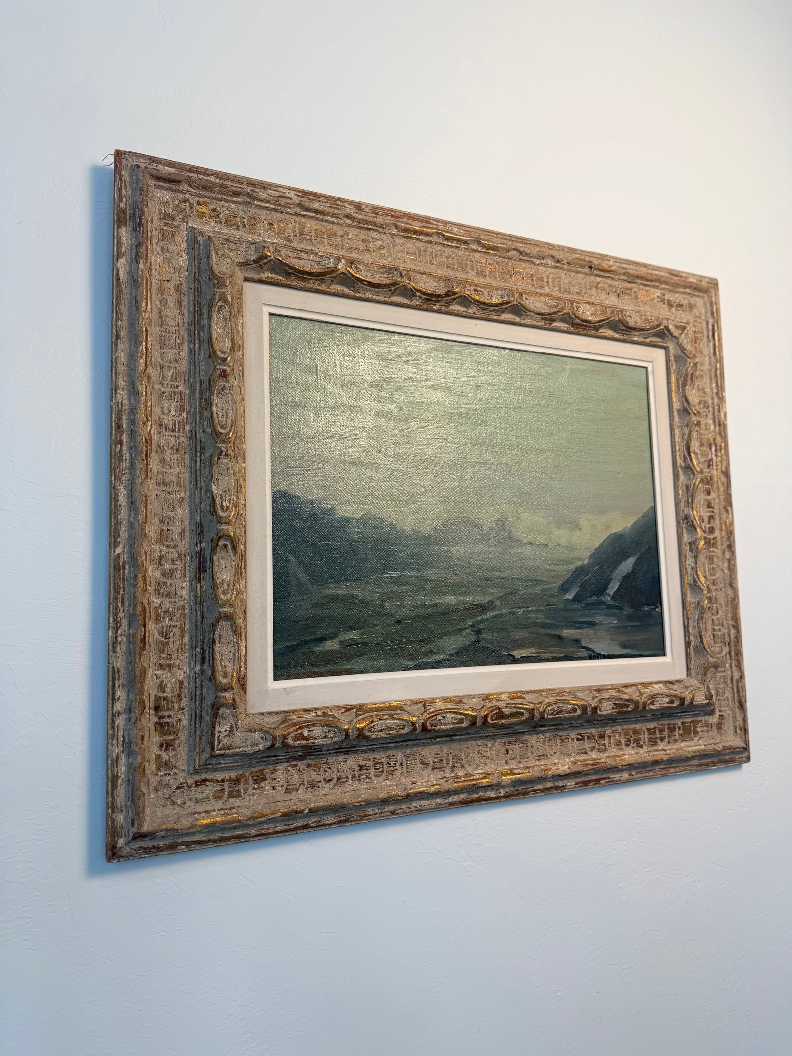 Mid 20th Century Original Piece of Art of the Maine Fog by Valley - 2