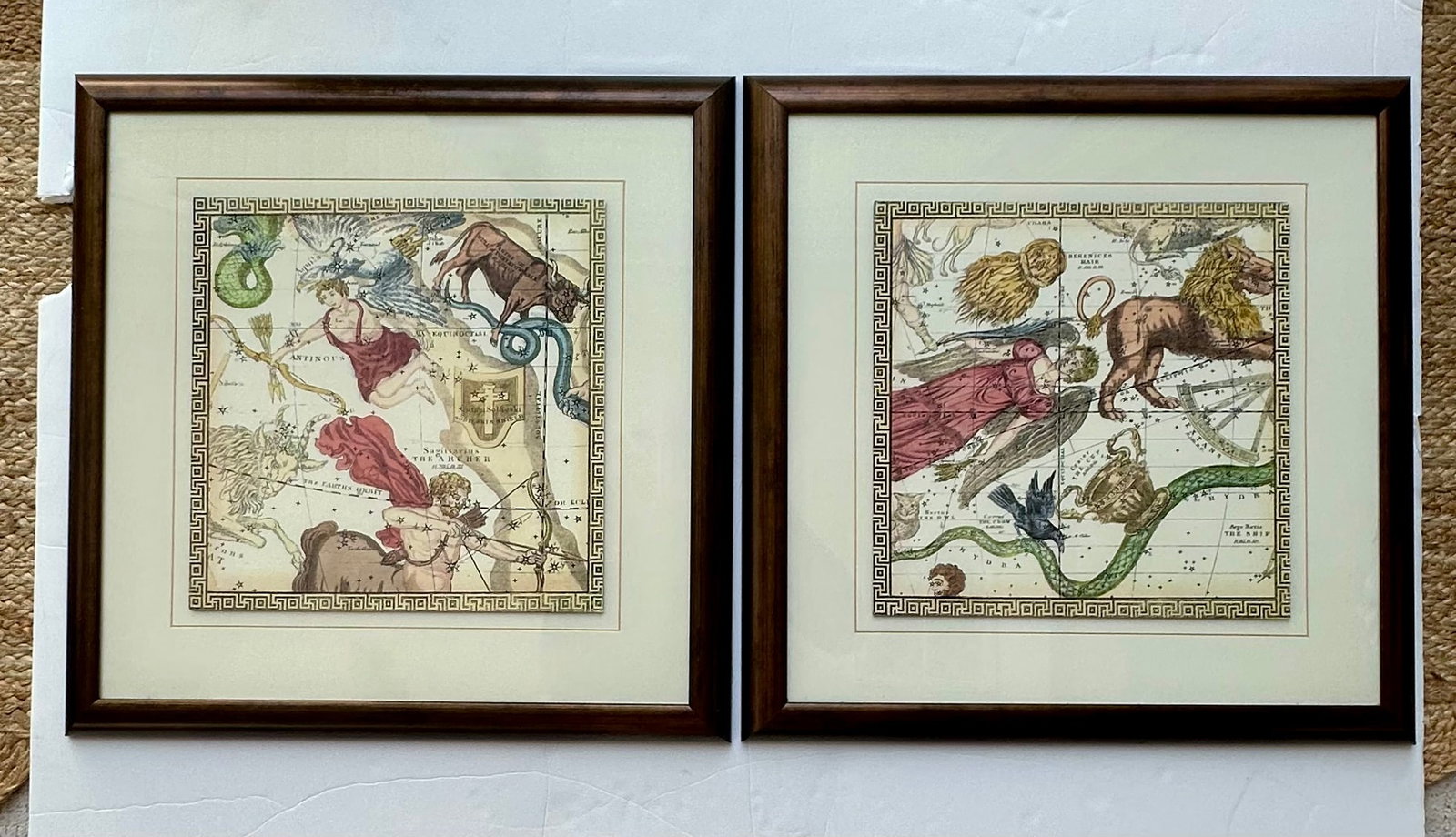 Late 20th Century Celestial Constellation Prints After Johann Bayer – Mythological Star Maps, - 4