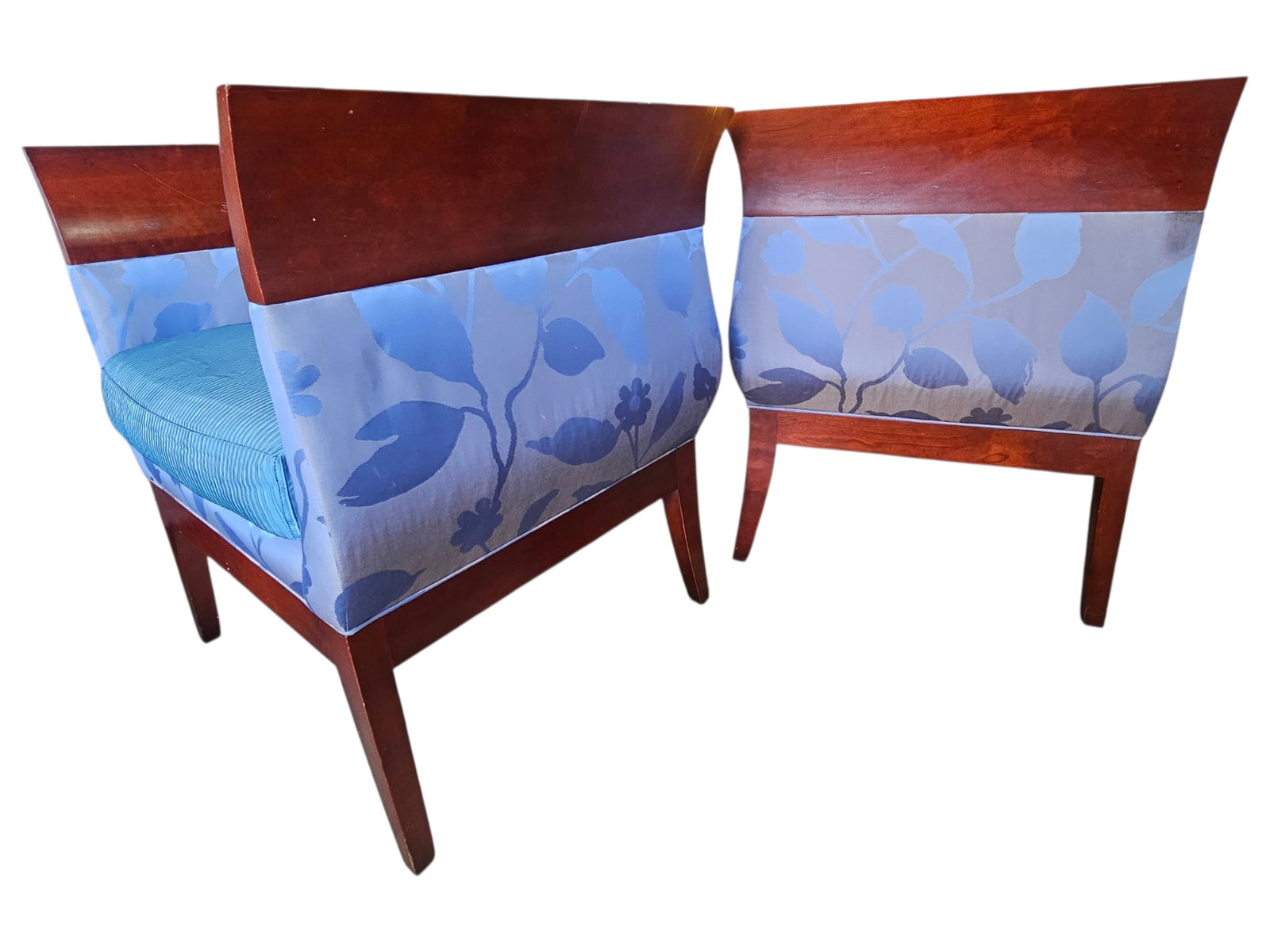 1980s Pair of HBF Chalice Chairs by Orlando Diaz - Azcuy - 10