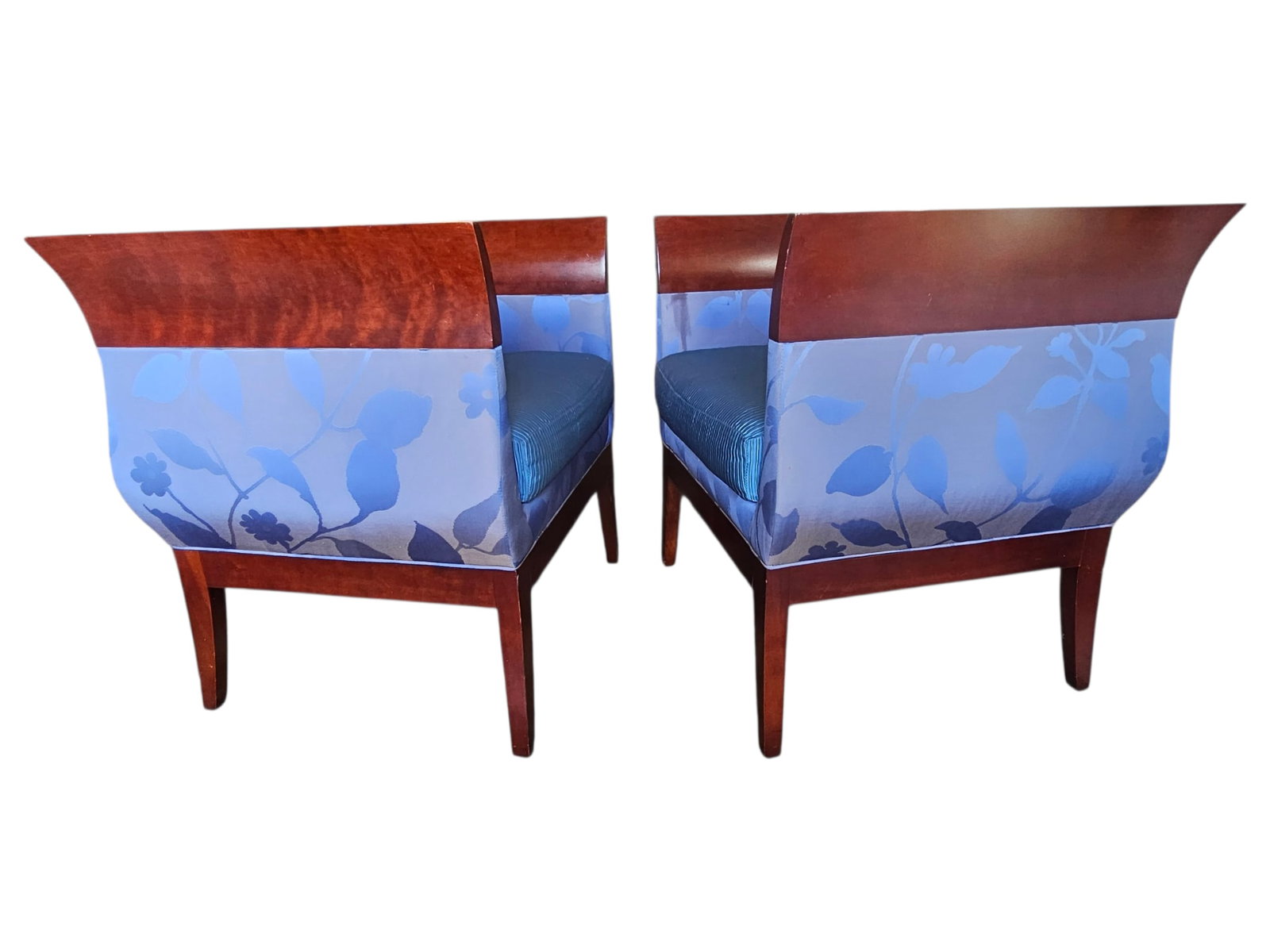 1980s Pair of HBF Chalice Chairs by Orlando Diaz - Azcuy - 4