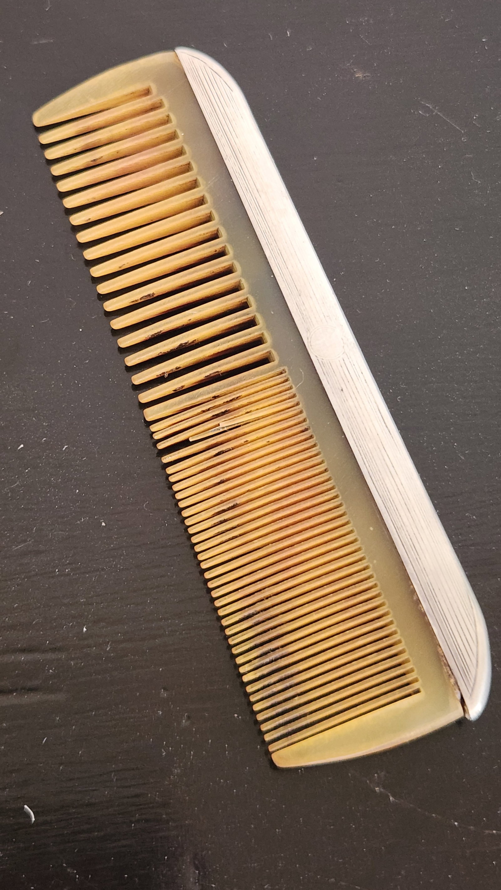 English Art Deco Sterling Silver Grooming Trio by William Neale, Birmingham 1927 - 15